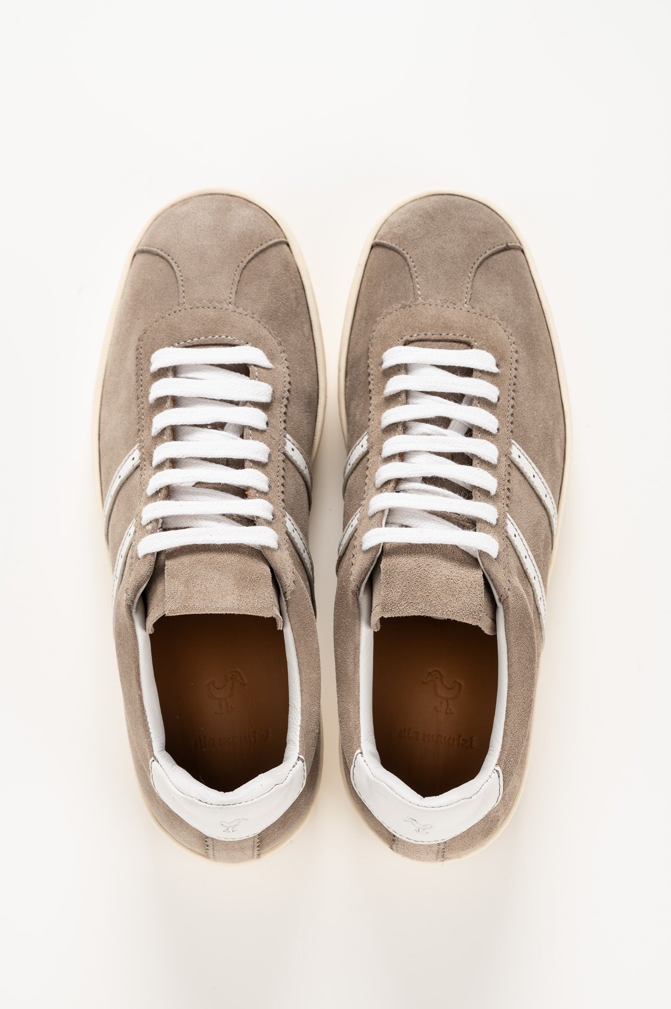 Low-top Sneaker Estelle | Greige Suede
