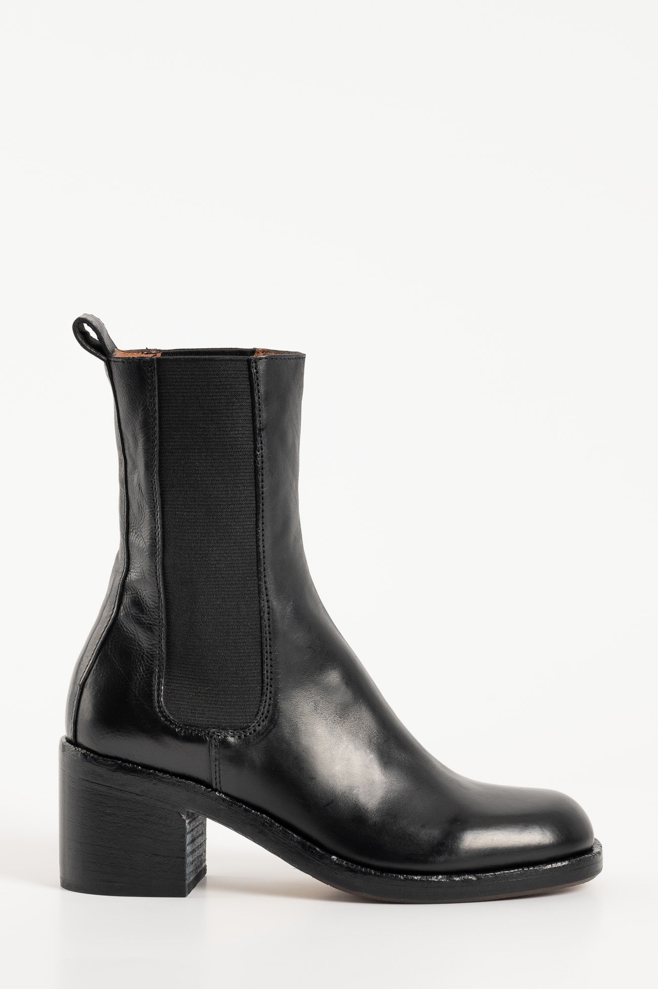 Stretch Boot Corvara | Black Leather