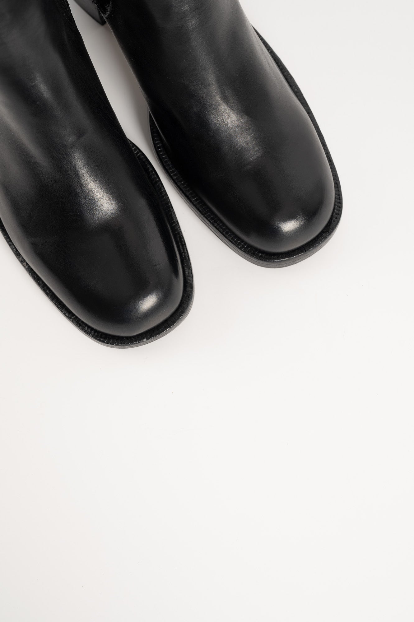 Stretch Boot Corvara | Black Leather