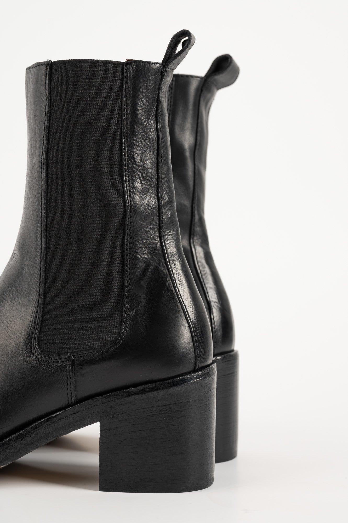 Stretch Boot Corvara | Black Leather