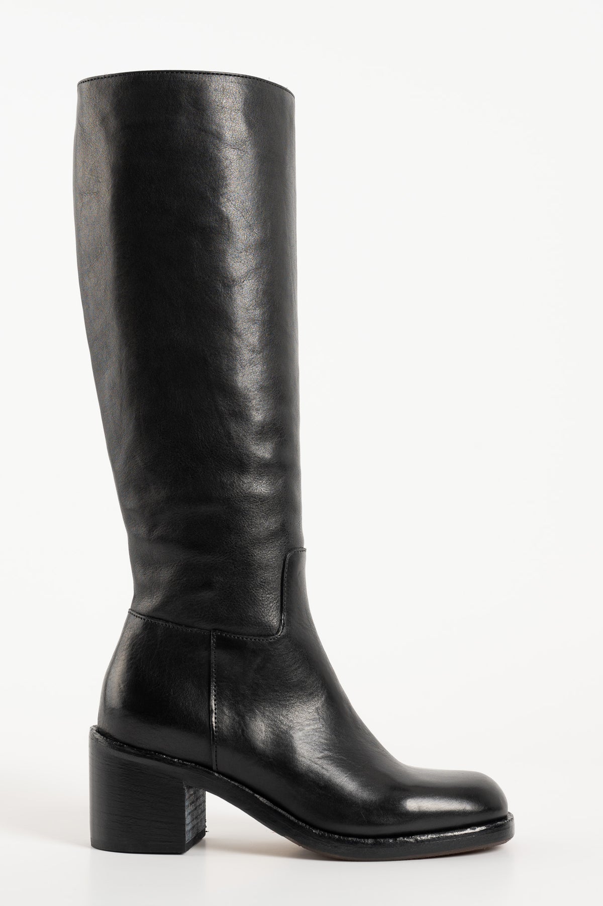 High Boot Corvara | Black Leather