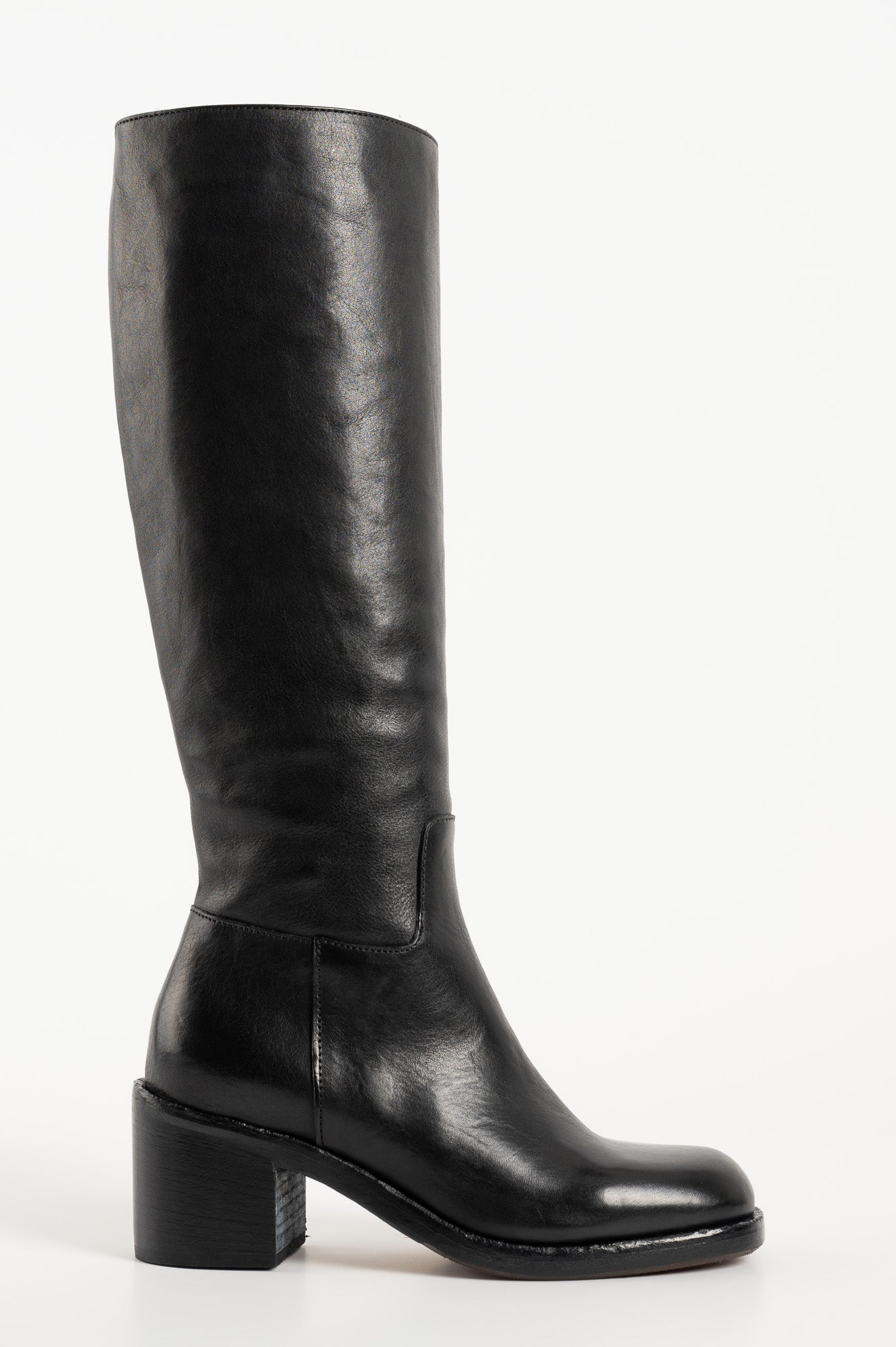 High Boot Corvara | Black Leather