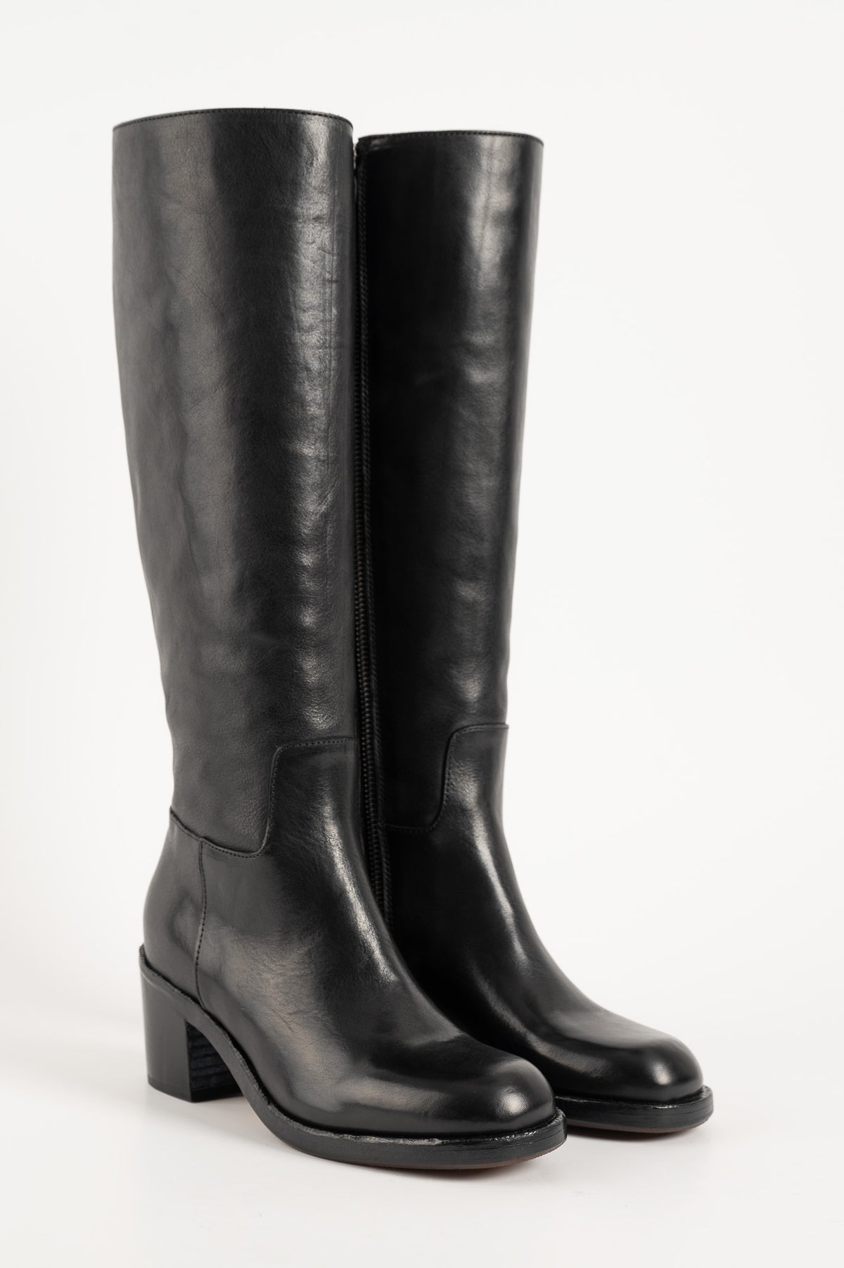 High Boot Corvara | Black Leather