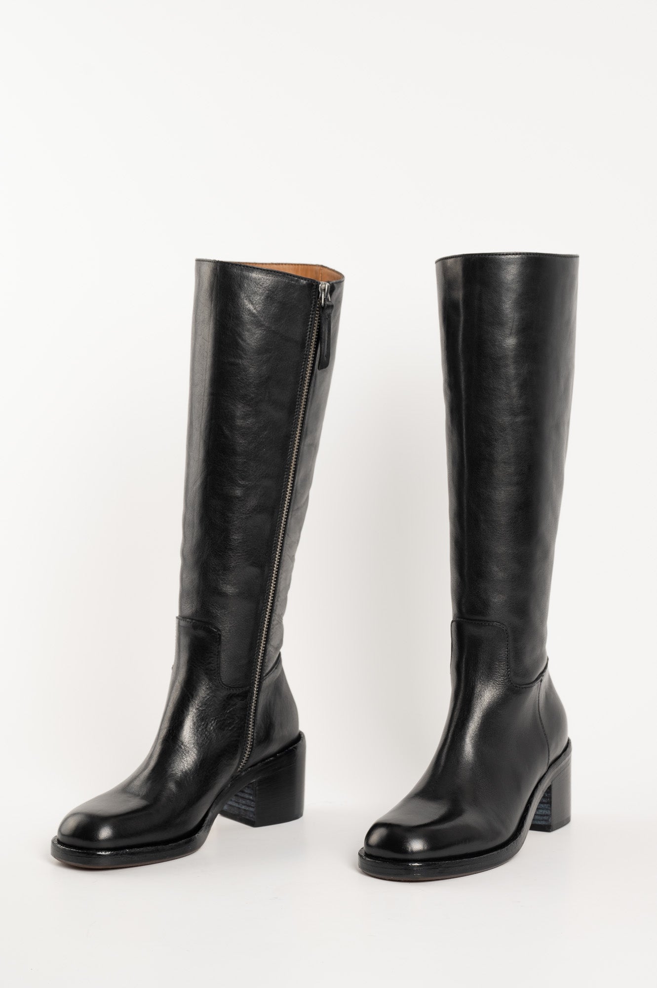 High Boot Corvara | Black Leather