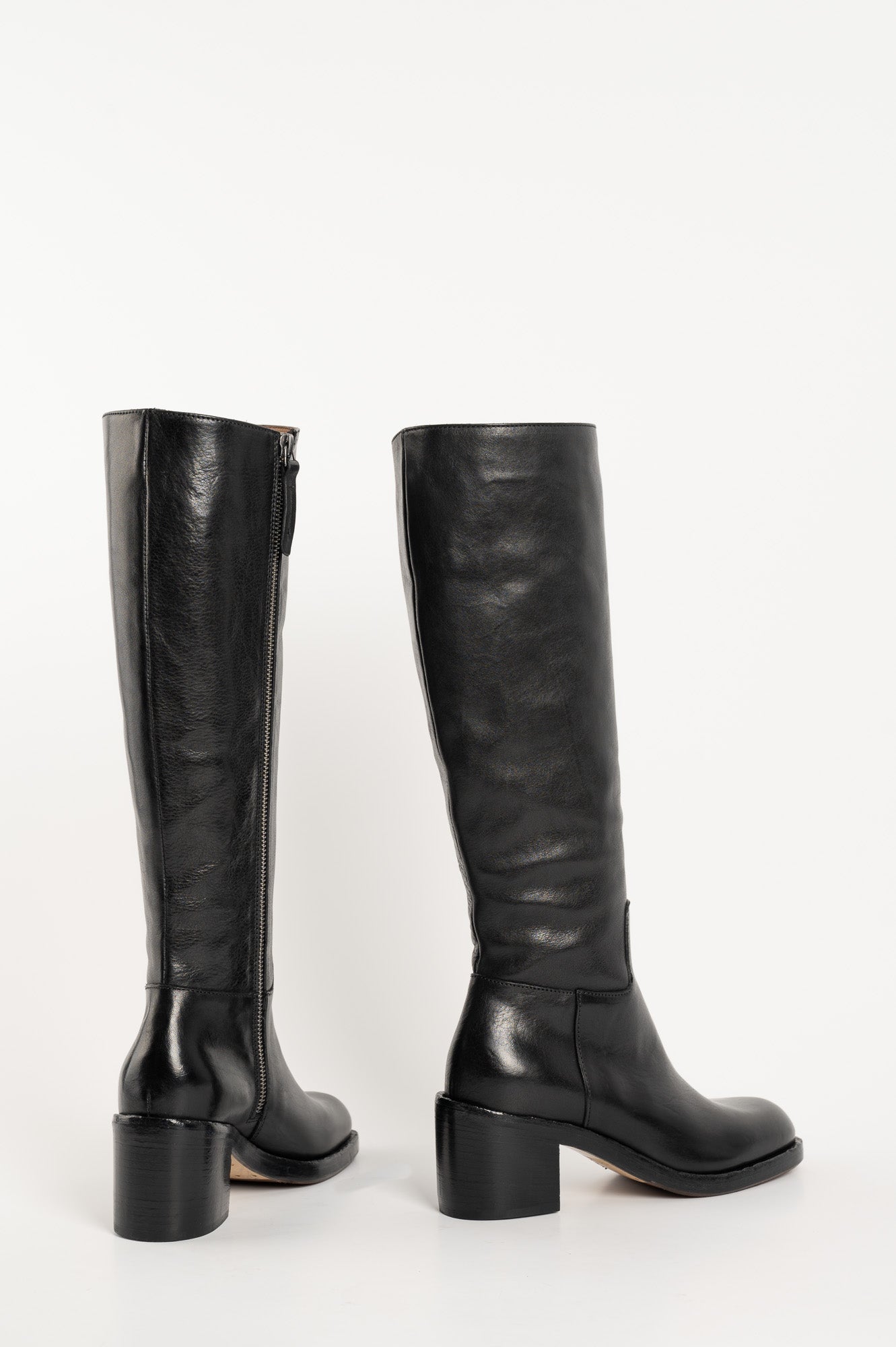 High Boot Corvara | Black Leather