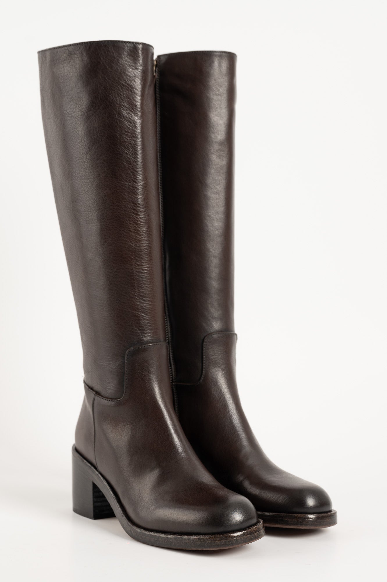 High Boot Corvara | Brown Leather