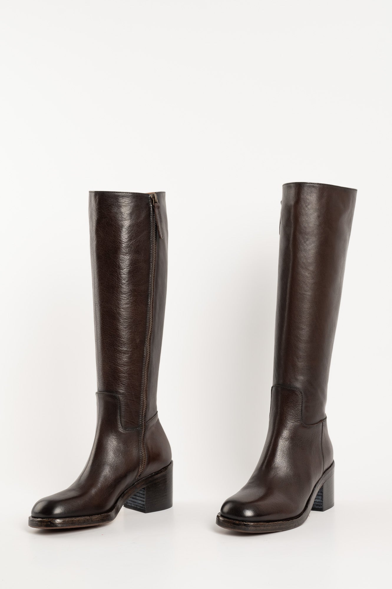 High Boot Corvara | Brown Leather