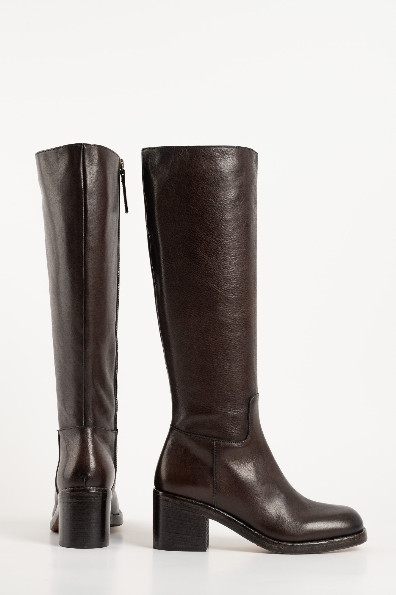 High Boot Corvara | Brown Leather