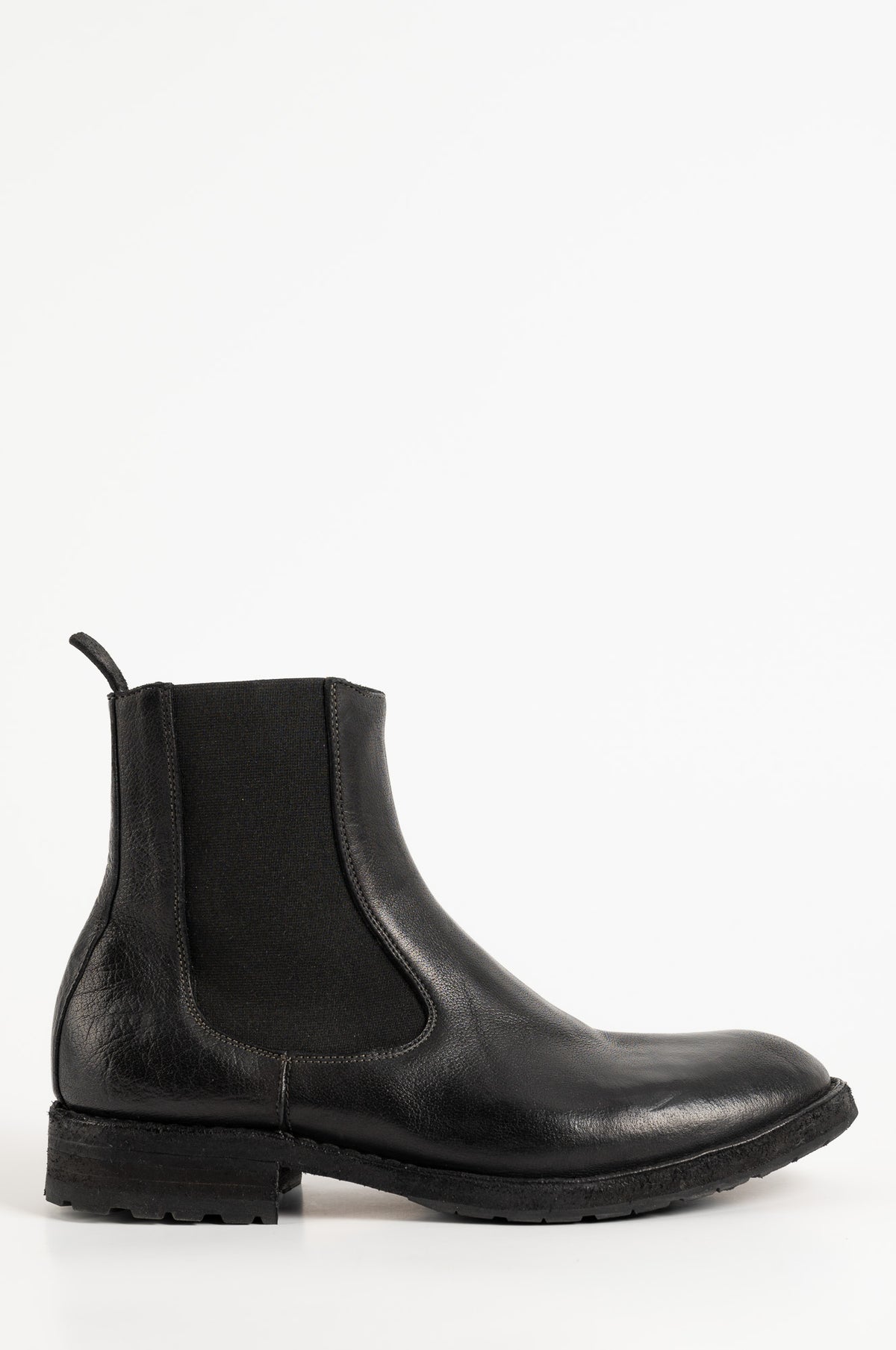 Men's Chelsea Boot | Black Washed Buffalo