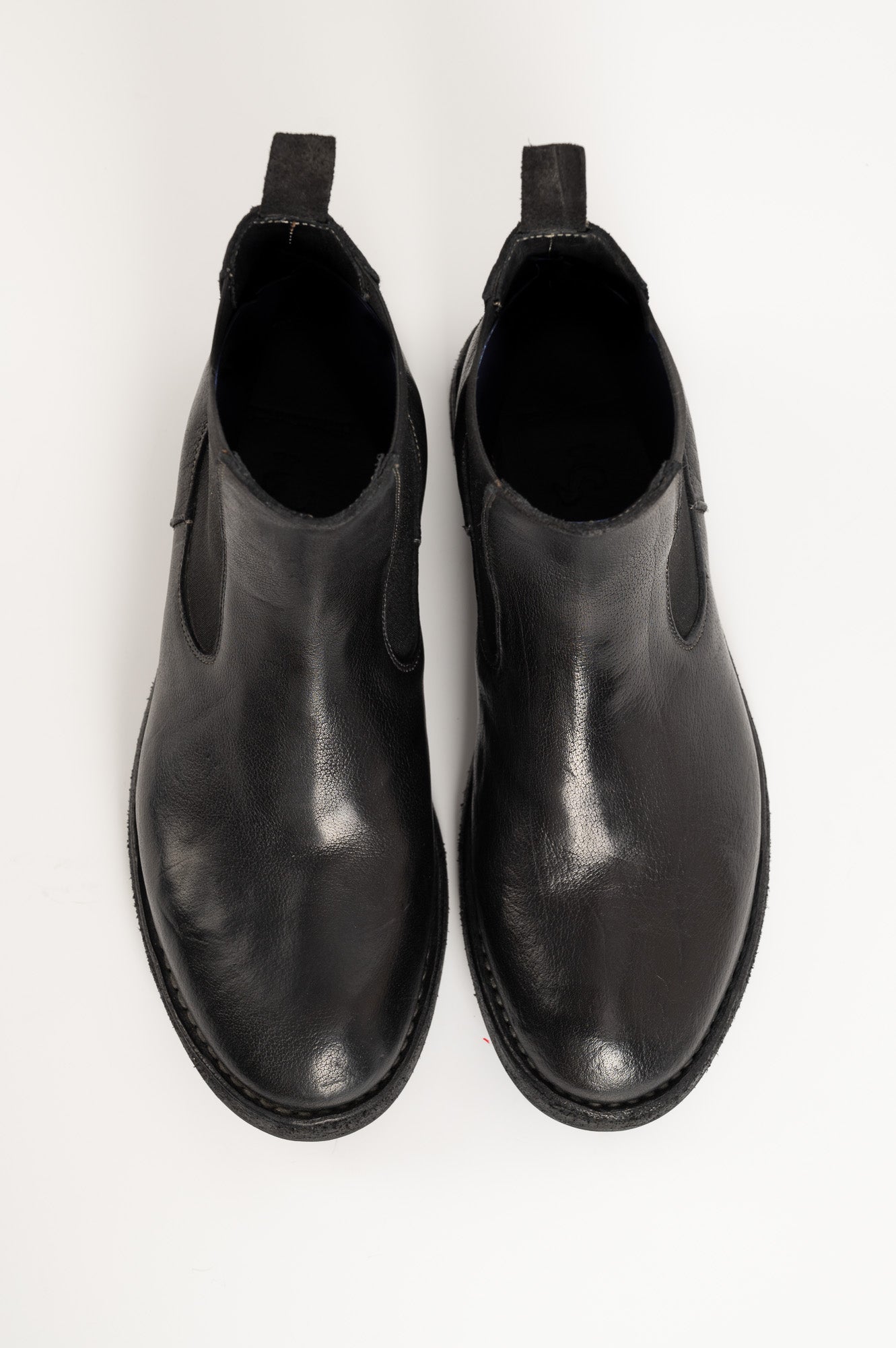 Men's Chelsea Boot | Black Washed Buffalo