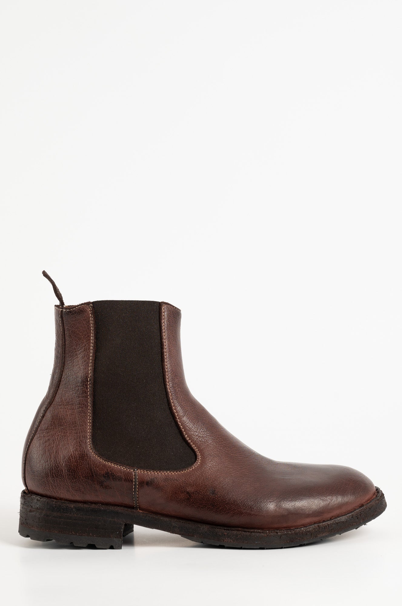 Men's Chelsea Boot | Burgundy Washed Buffalo