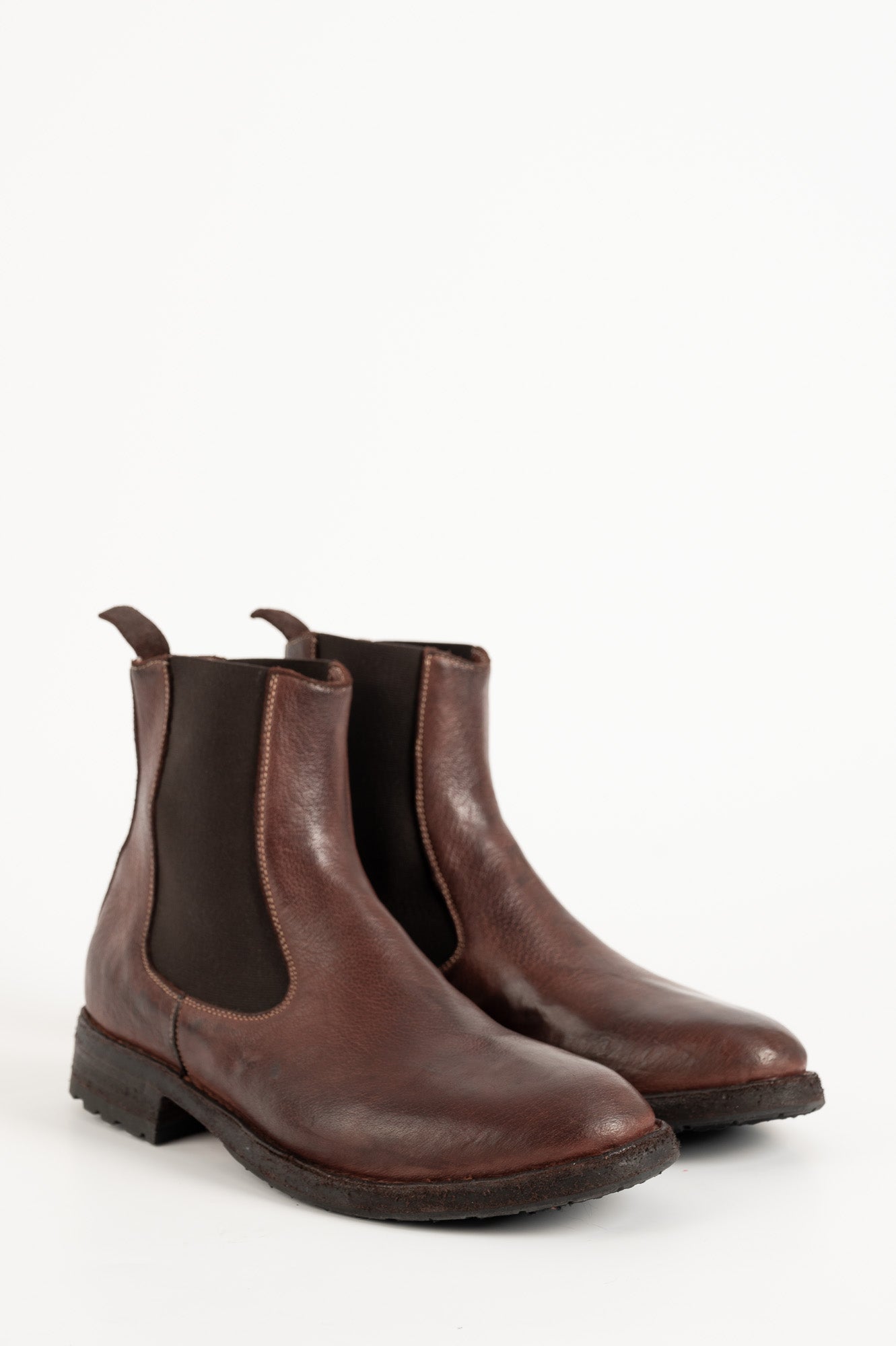Men's Chelsea Boot | Burgundy Washed Buffalo
