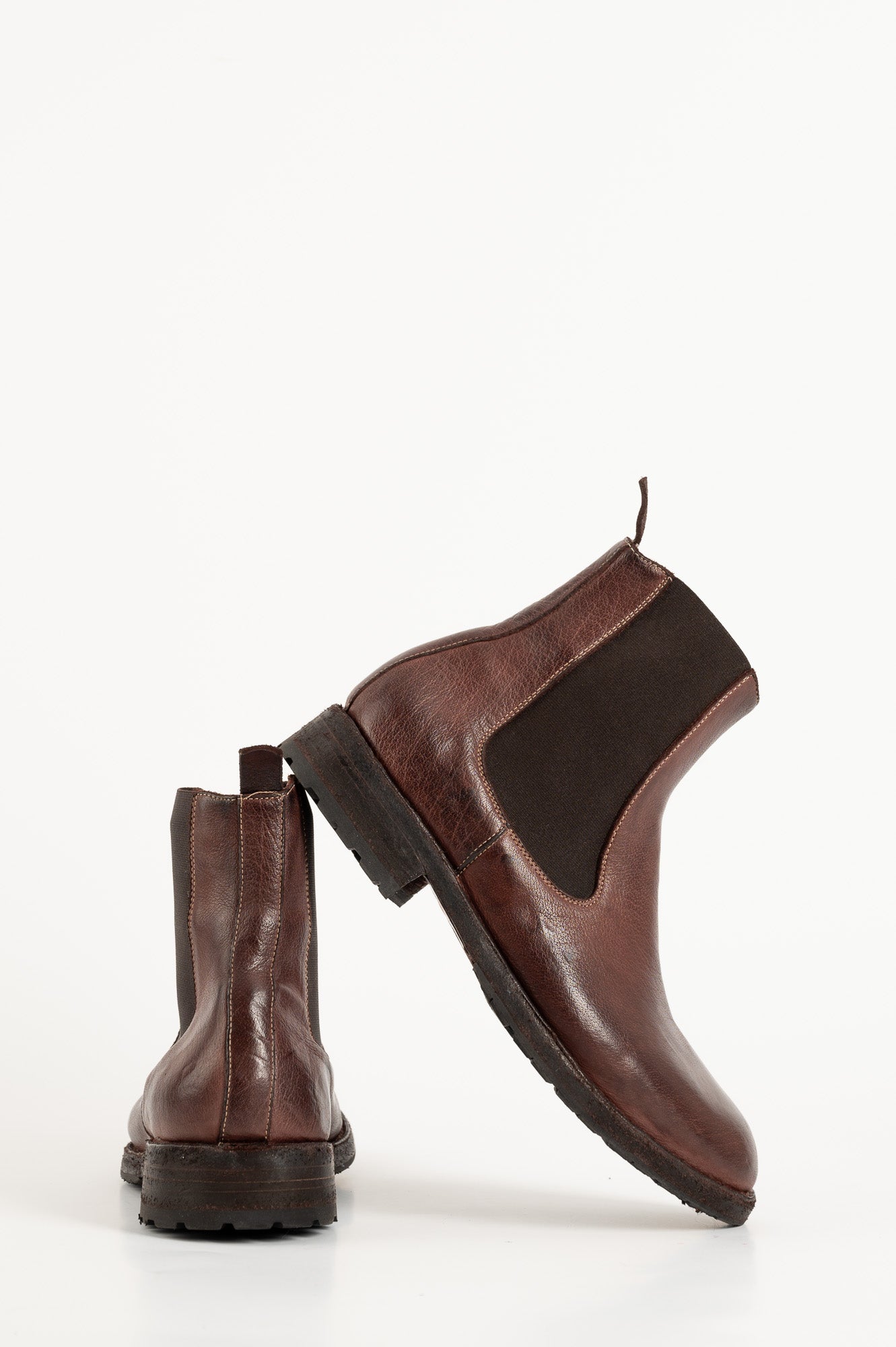 Men's Chelsea Boot | Burgundy Washed Buffalo