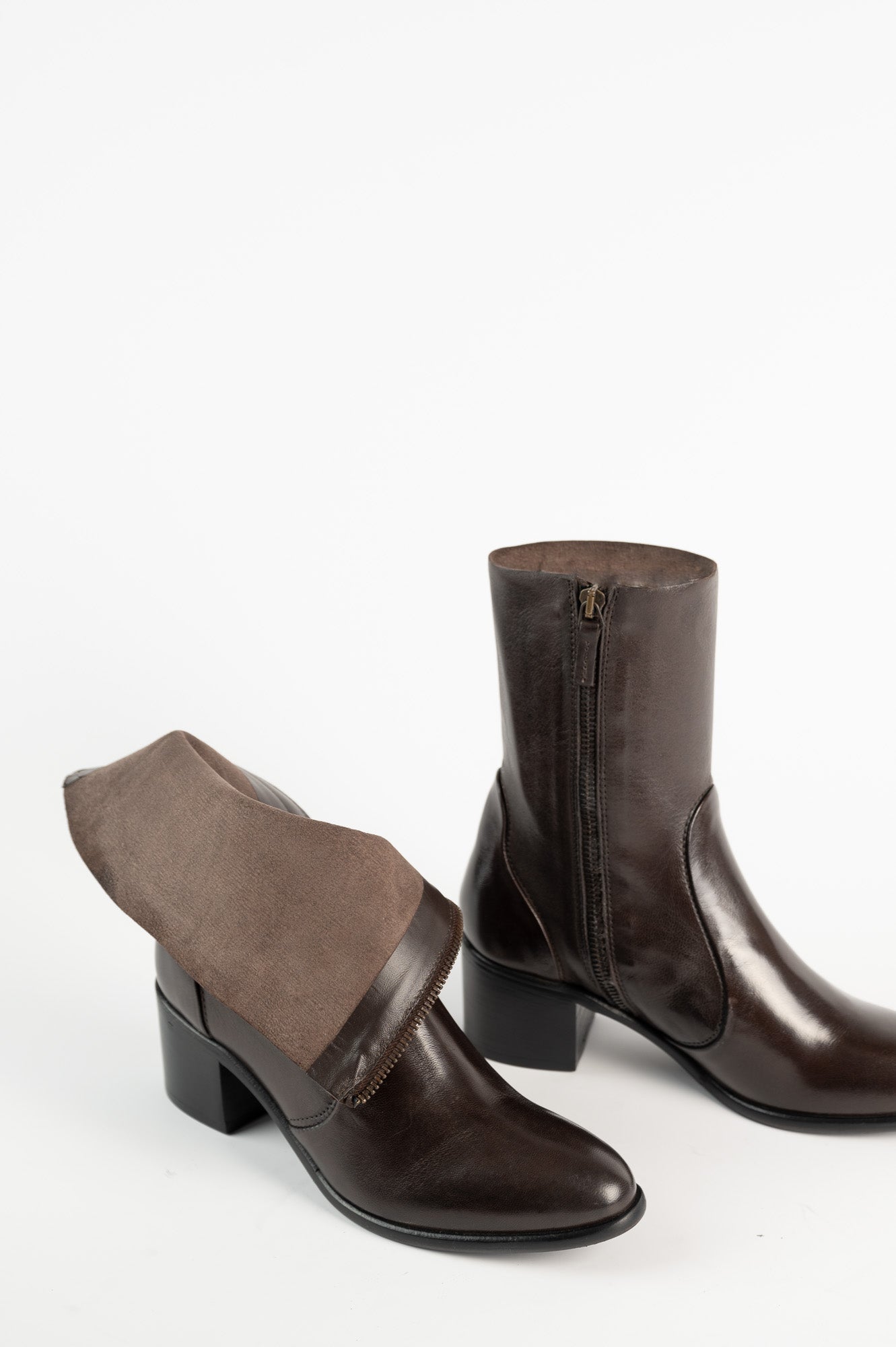 Signature Boot Viona 6cm | Brown Calf Leather