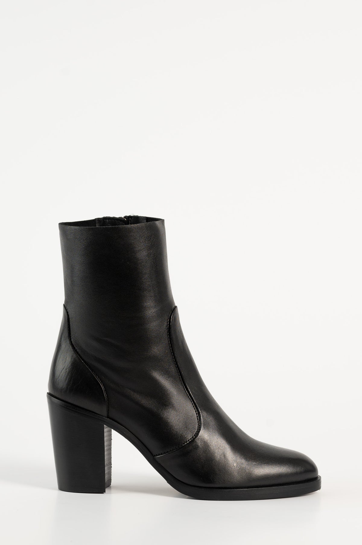 Signature Boot Viona 8cm | Black Calf Leather