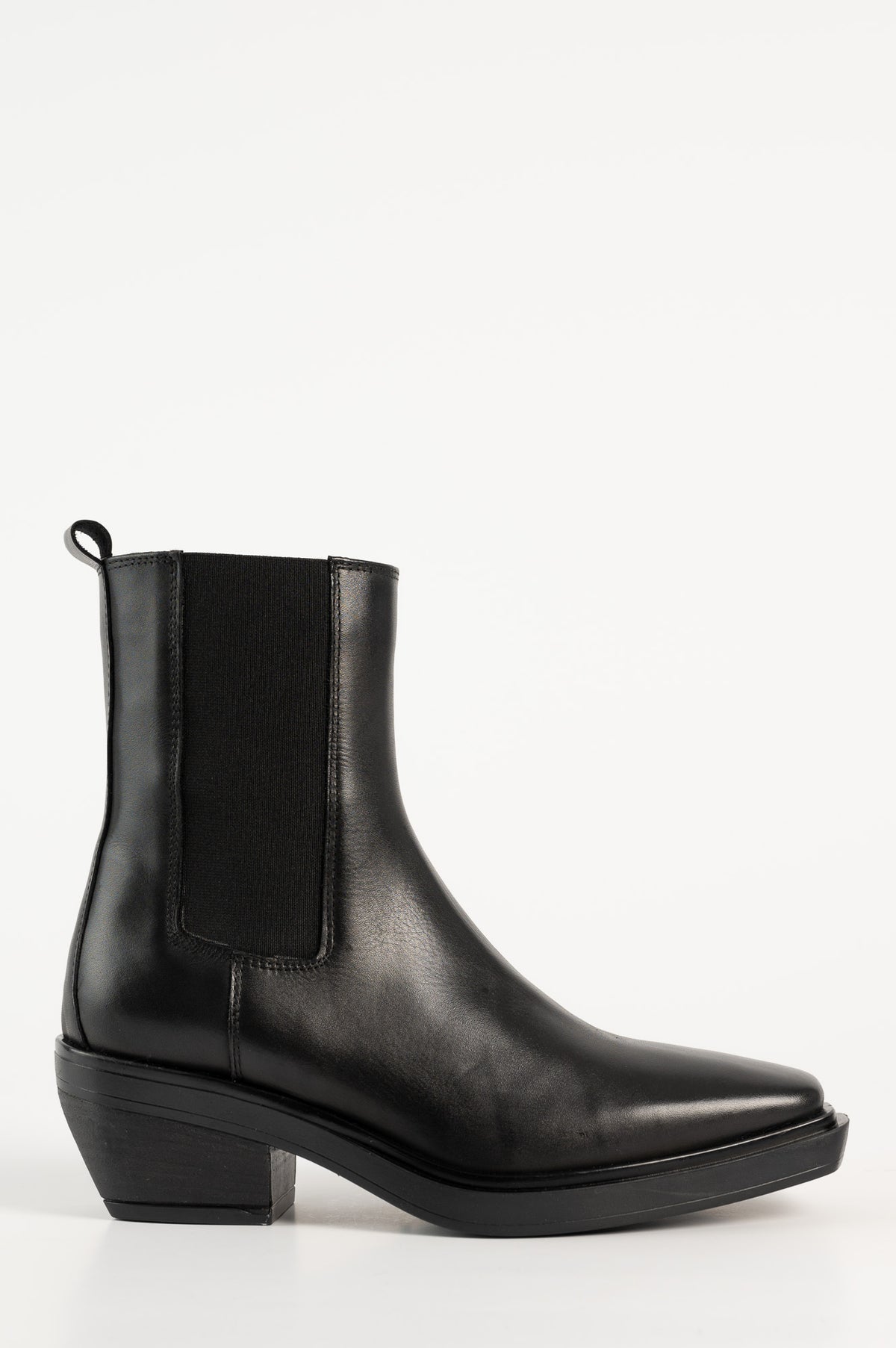 Cuban Boot Arcana | Black Calf Leather