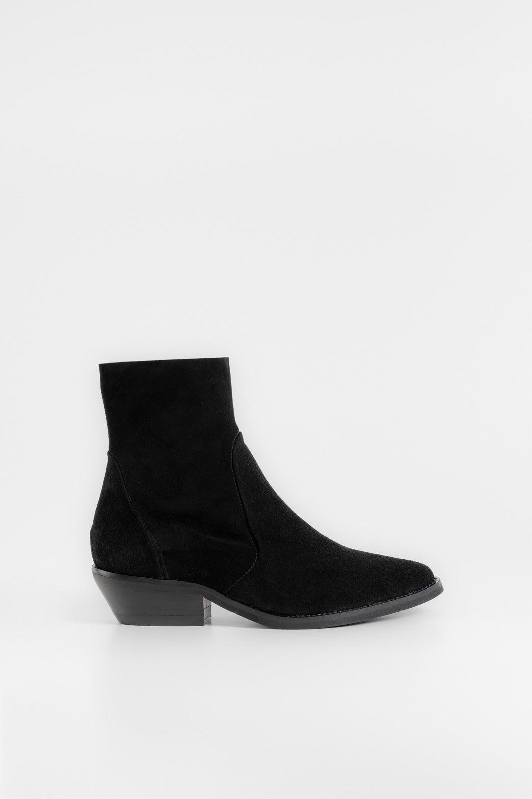 Cuban Boot Sierra | Black Suede