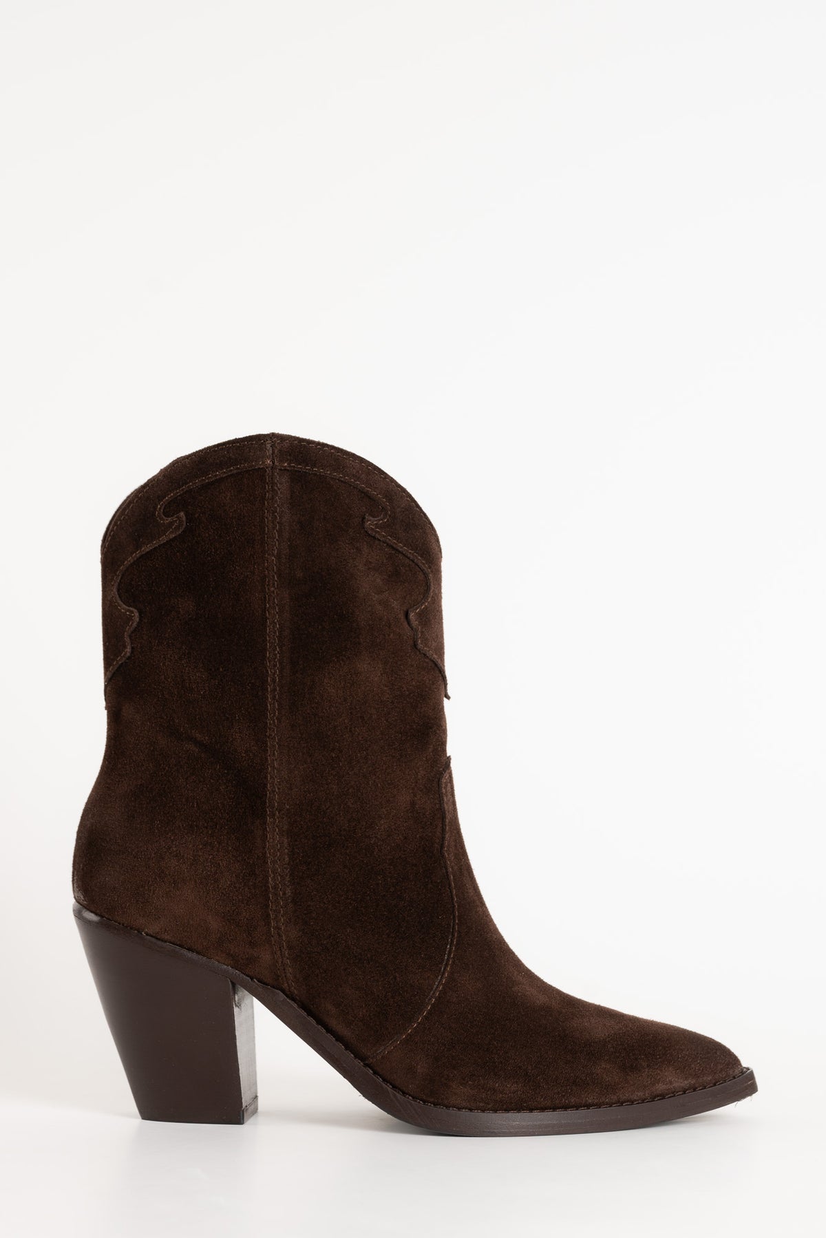Western Boot Leonora | Brown Suede