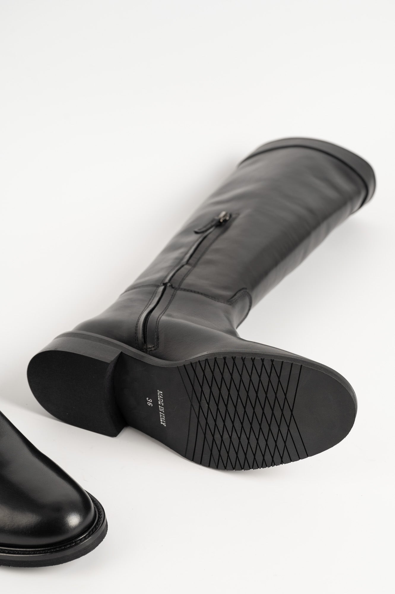 High Boot Giulia | Black Leather