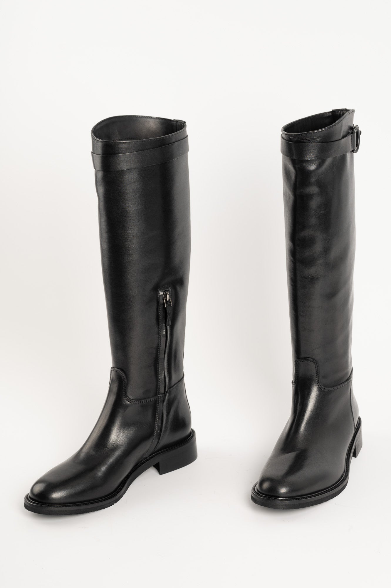 High Boot Giulia | Black Leather