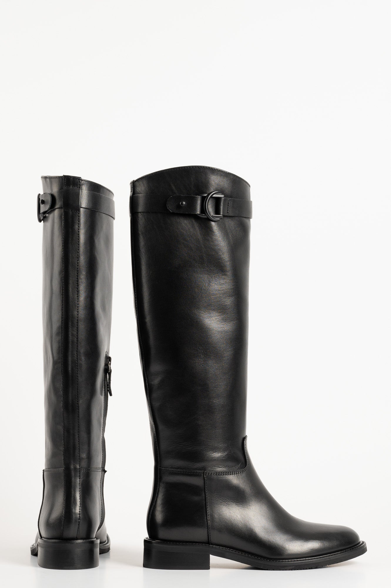 High Boot Giulia | Black Leather