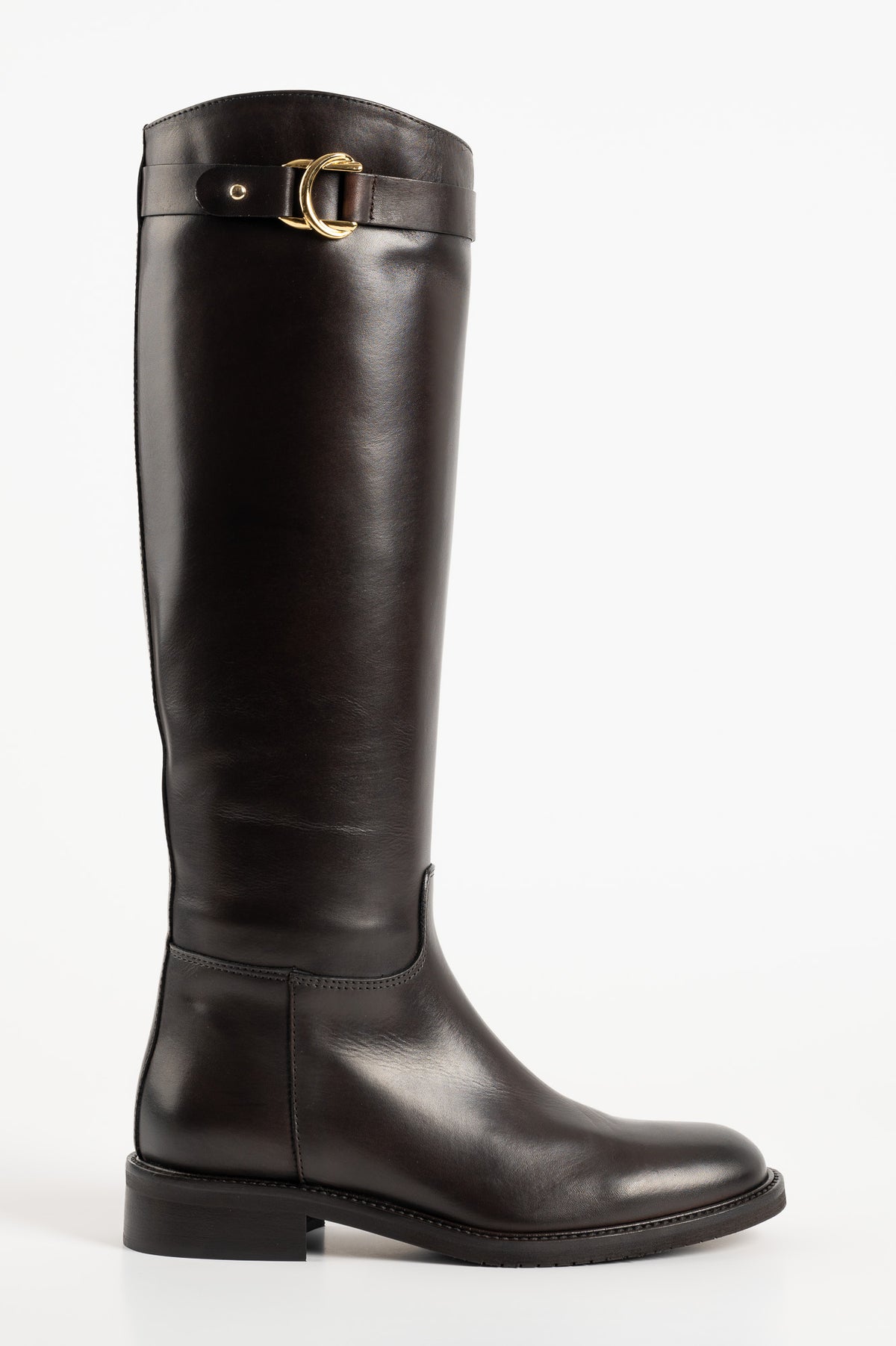 High Boot Giulia | Dark Brown Leather