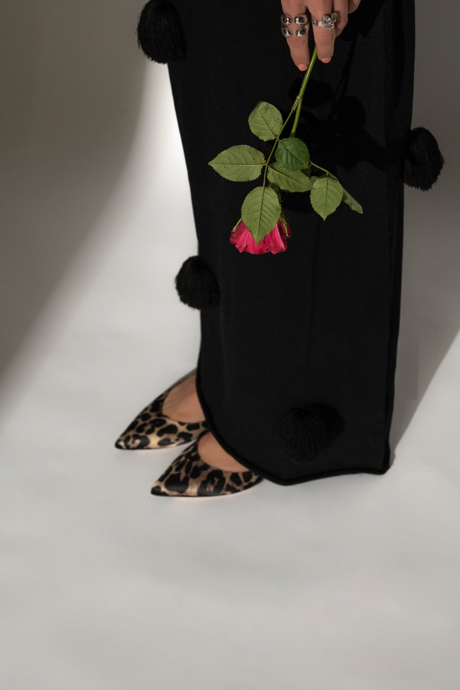 Slingback Flat Malin 600 | Leopard Satin