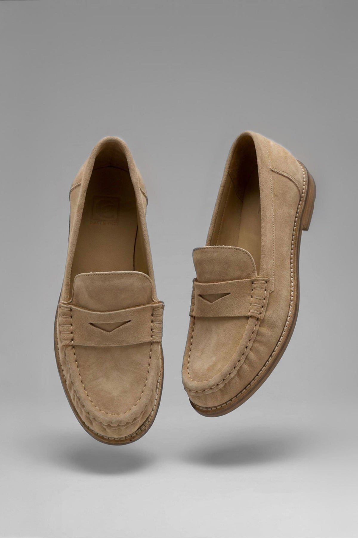 Penny Loafer Serafina | Oat Beige Soft Suede