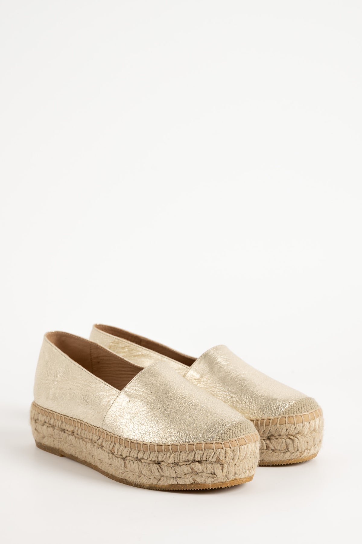 Espadrille Badalona | Platino Nappa Leather