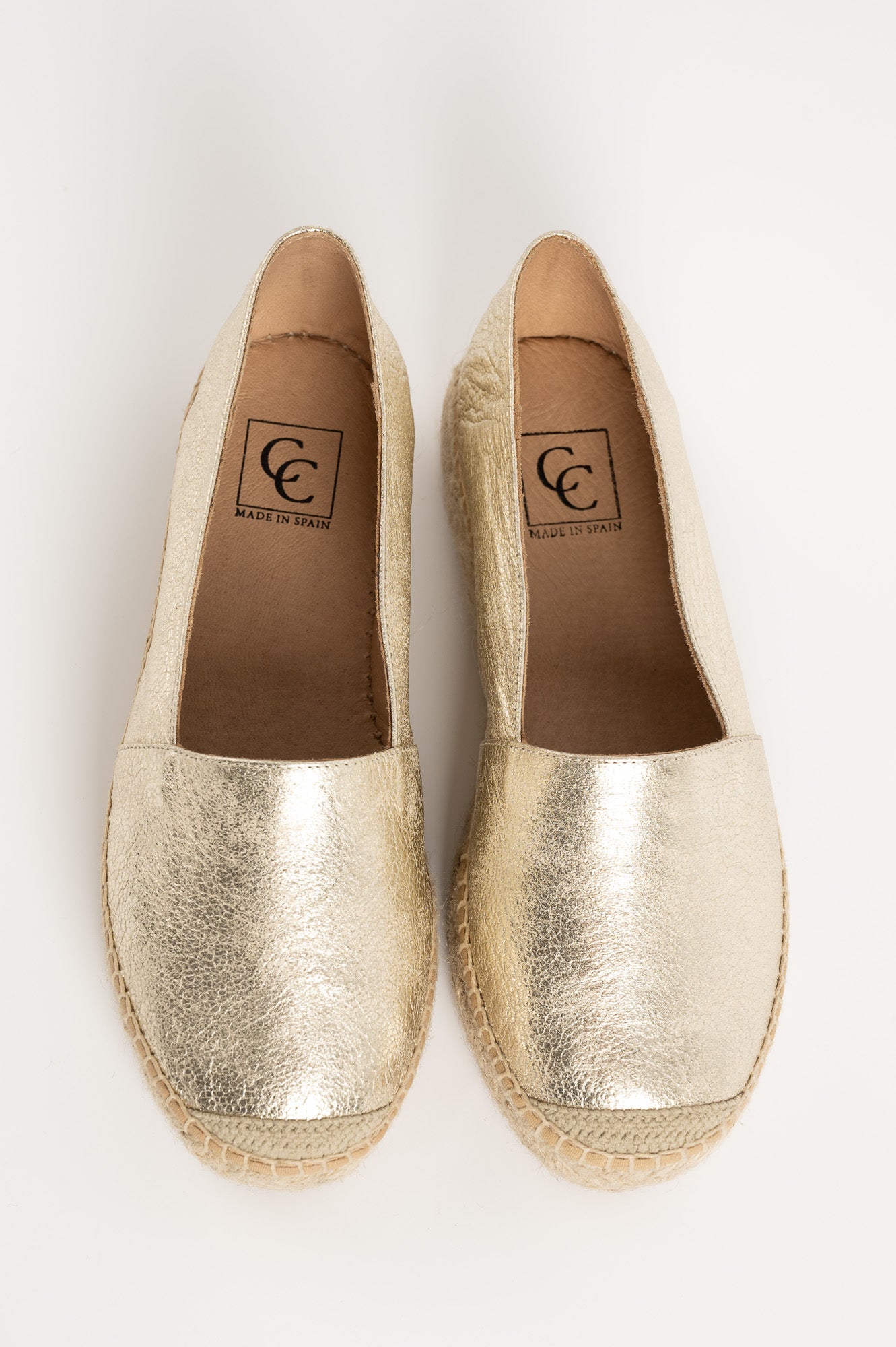Espadrille Badalona | Platino Nappa Leather