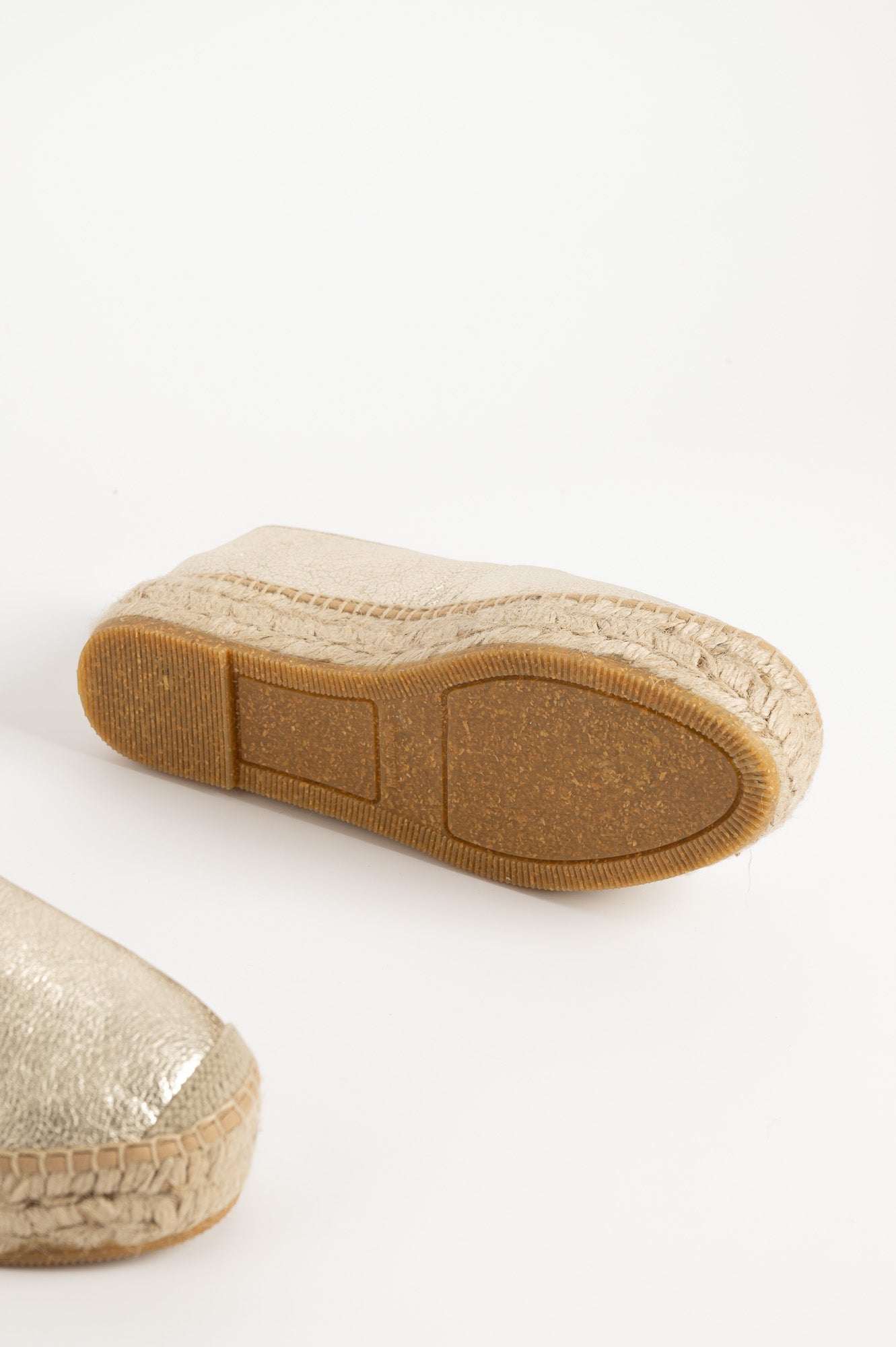 Espadrille Badalona | Platino Nappa Leather