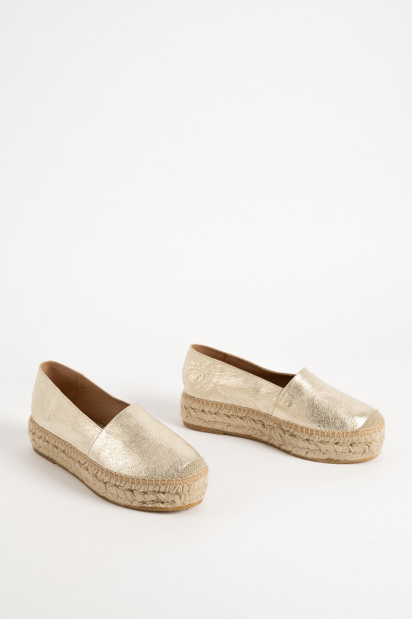 Espadrille Badalona | Platino Nappa Leather