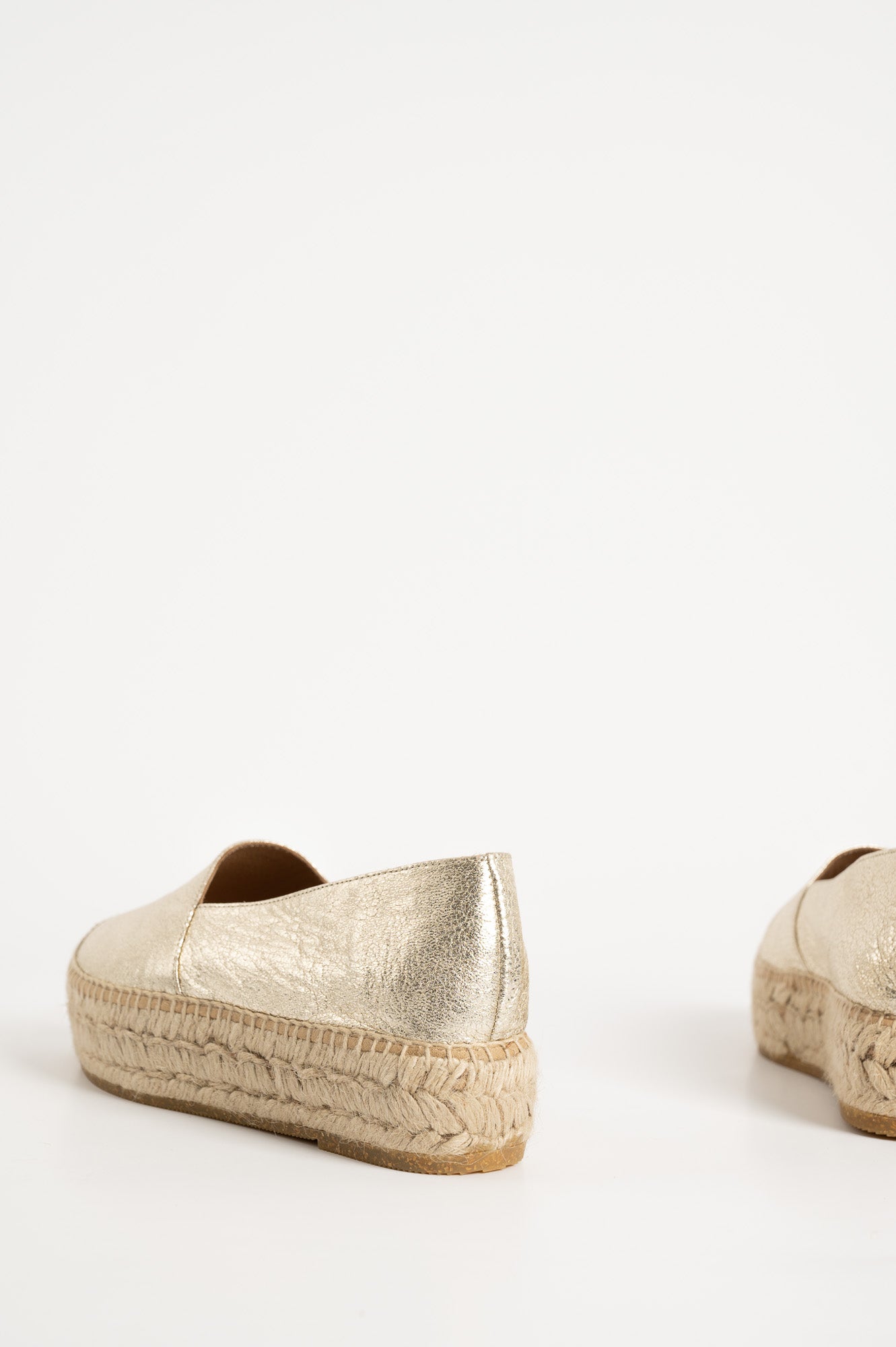 Espadrille Badalona | Platino Nappa Leather