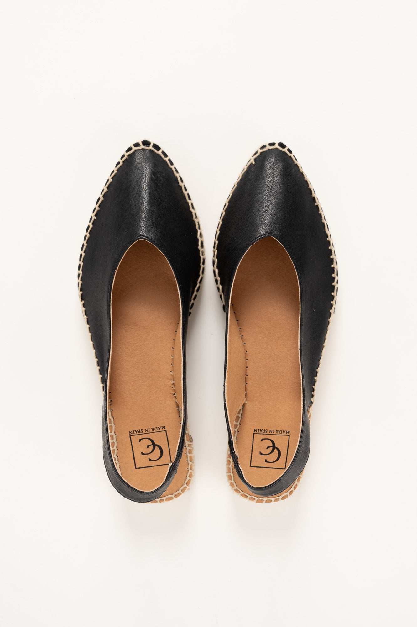 Espadrille Girona 127 | Black Nappa Leather