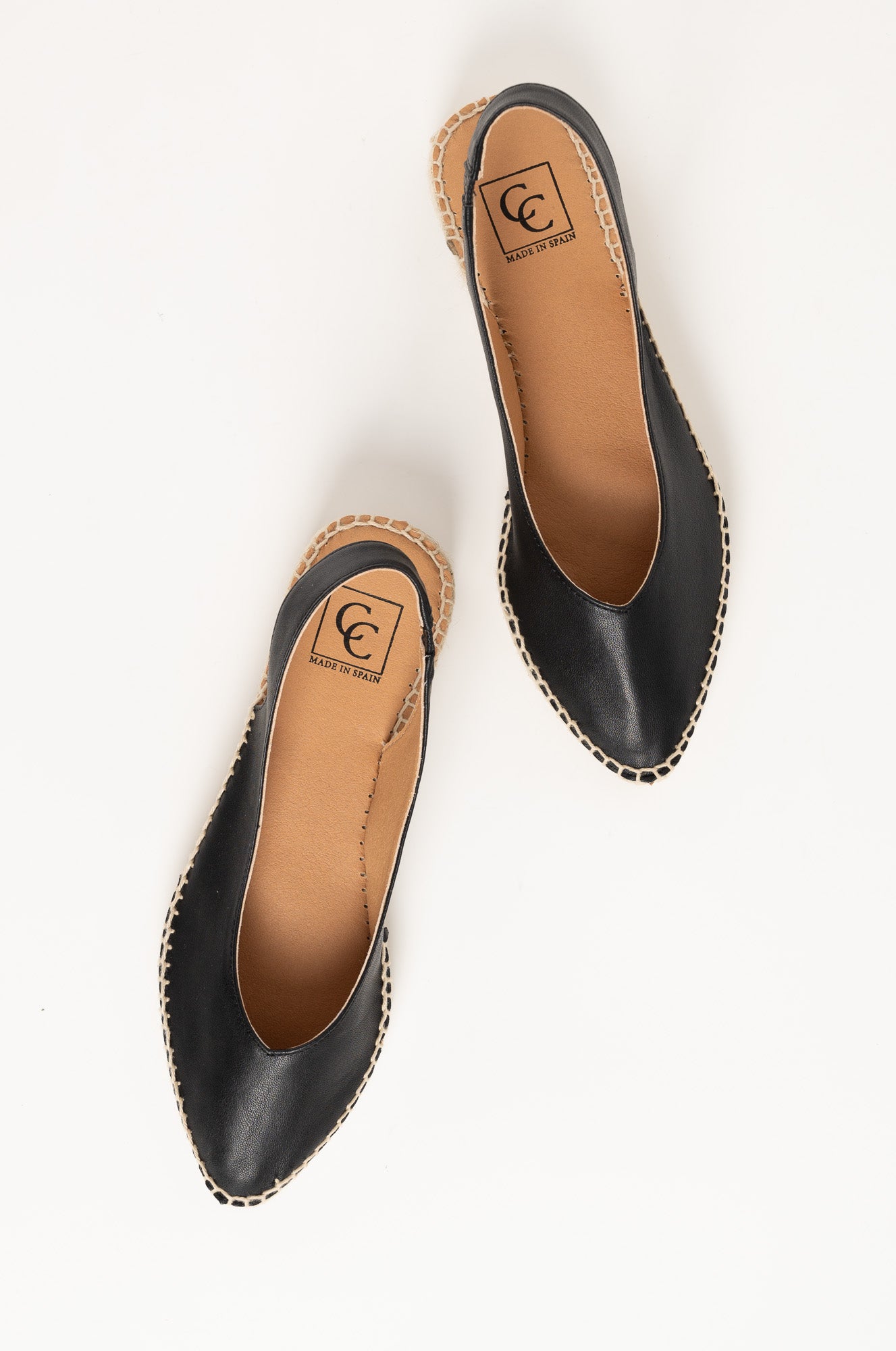 Espadrille Girona 127 | Black Nappa Leather