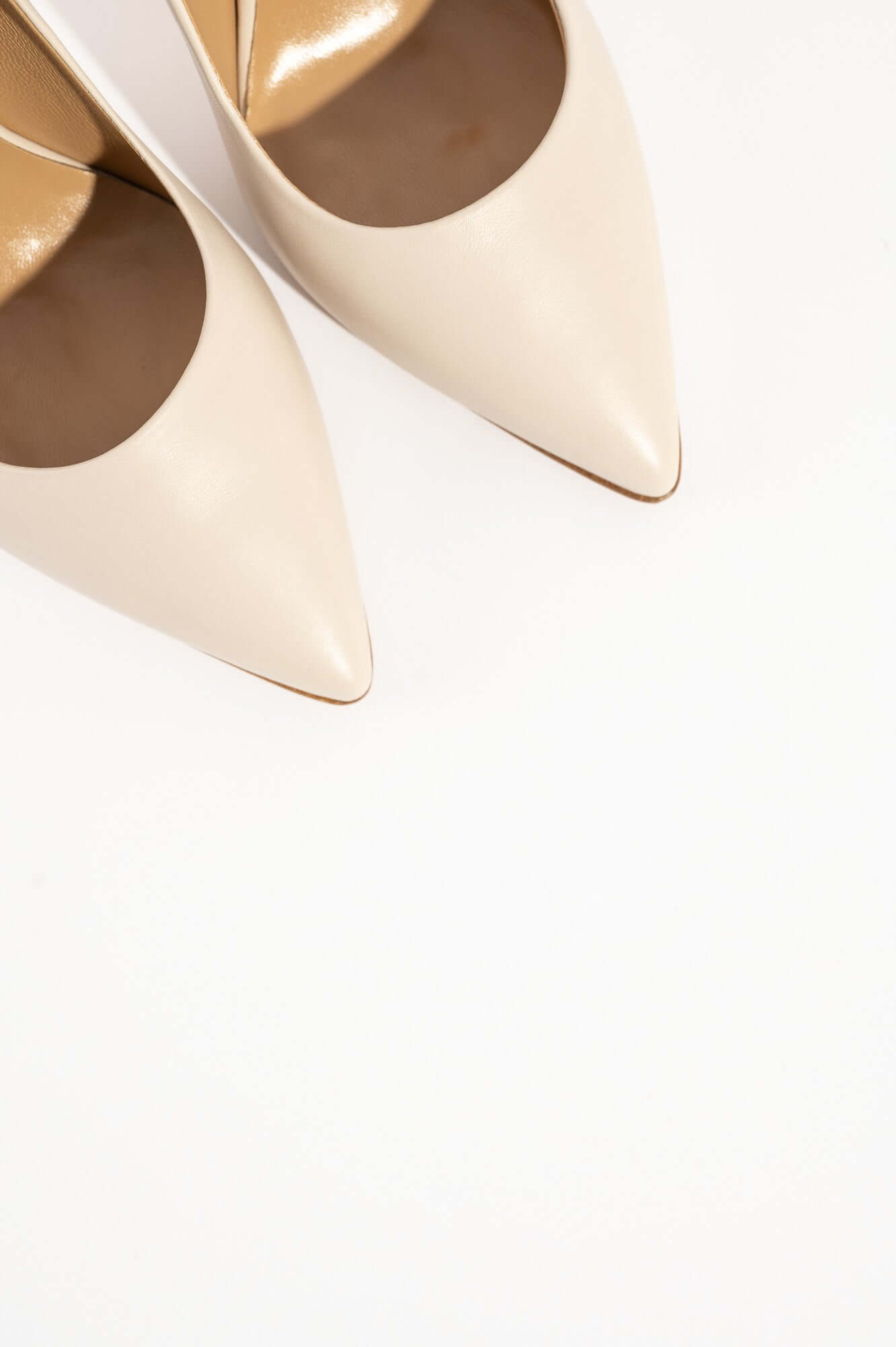 Classic Pump Stiletto 10cm | Off-White Nappa Leather