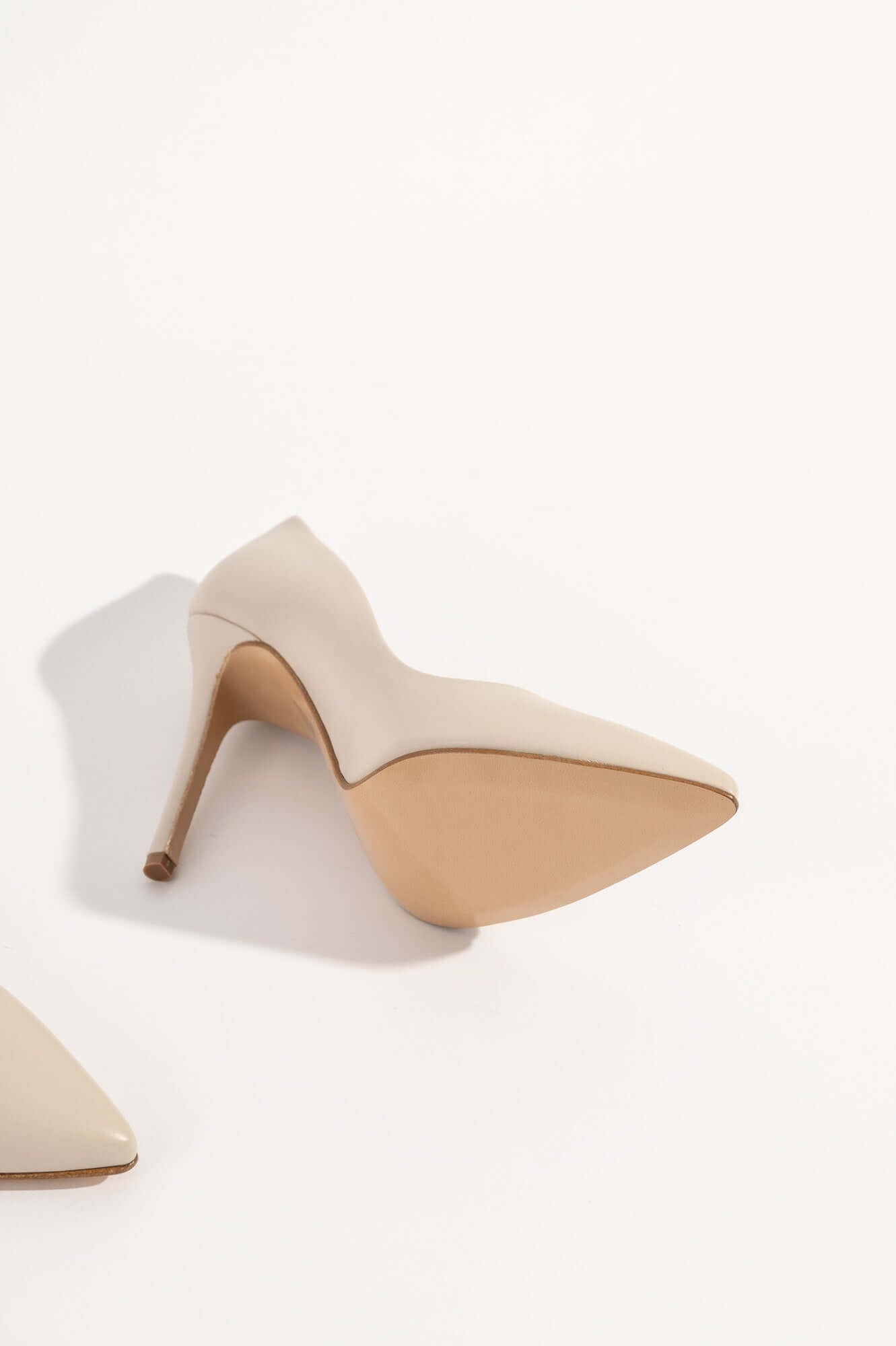 Classic Pump Stiletto 10cm | Off-White Nappa Leather