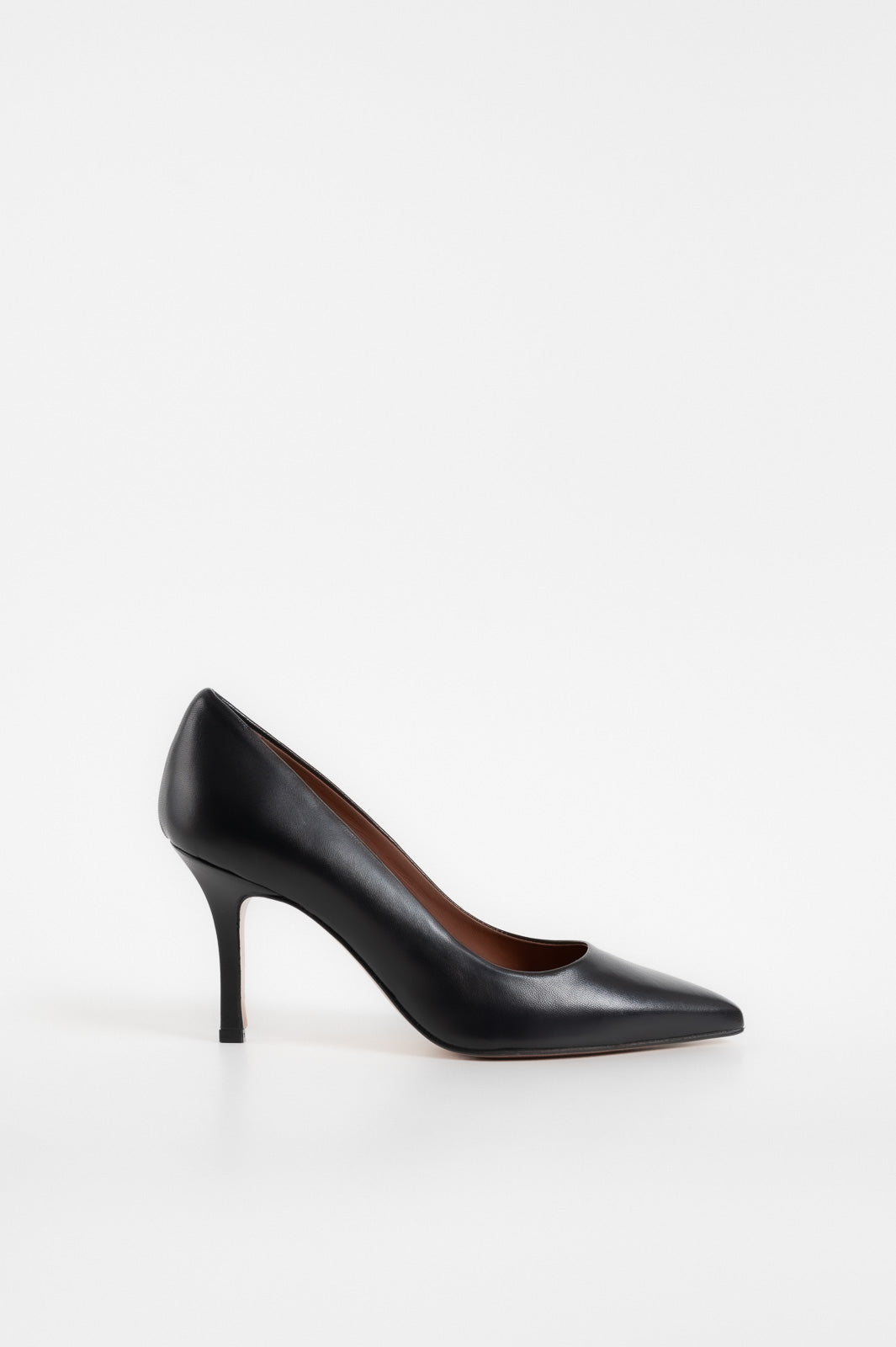Classic Pump Stiletto 8cm | Black Nappa Leather