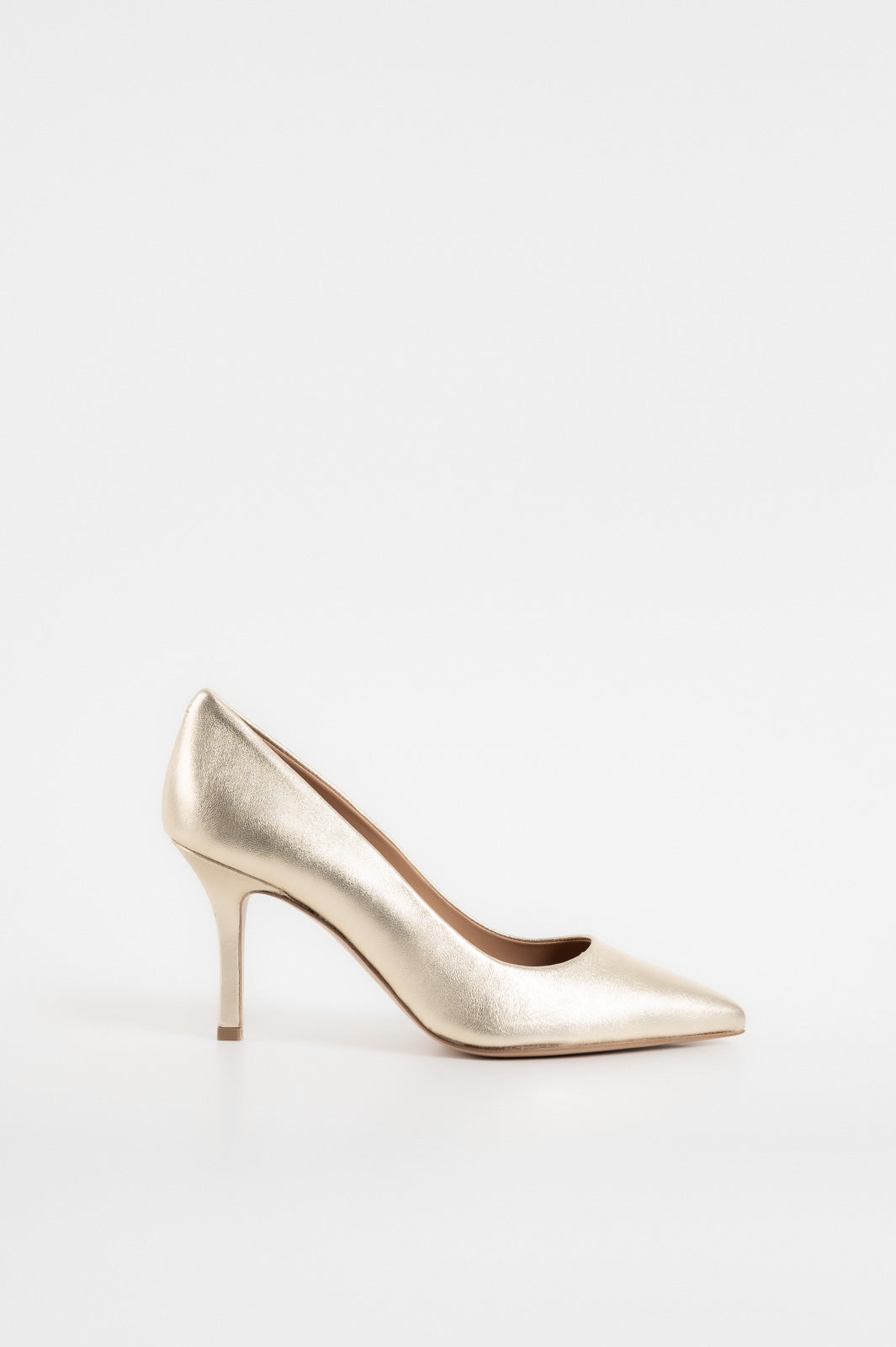 Classic Pump Stiletto 8cm | Platino Nappa Leather