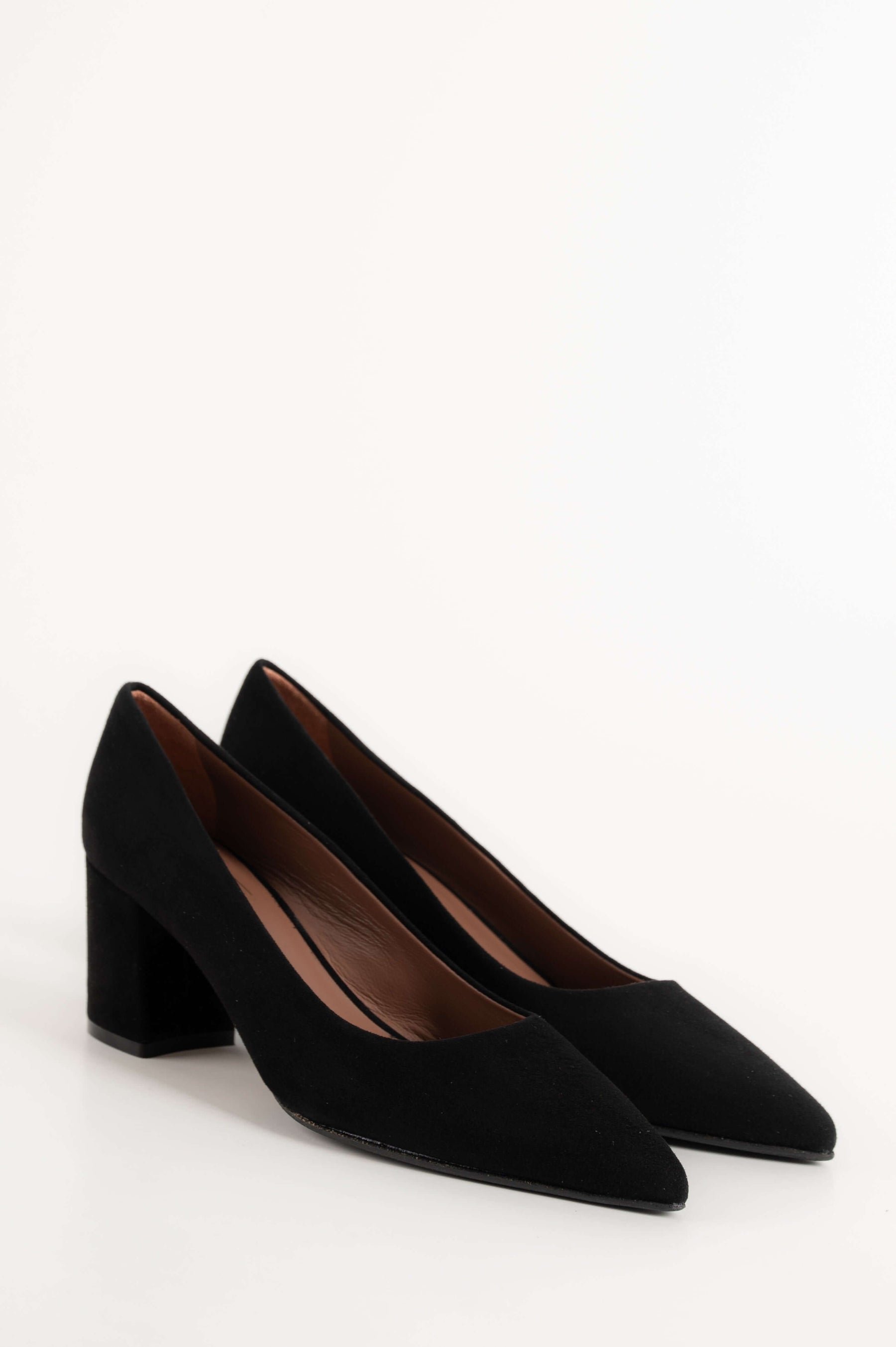 Classic Pump Block 6cm | Black Suede