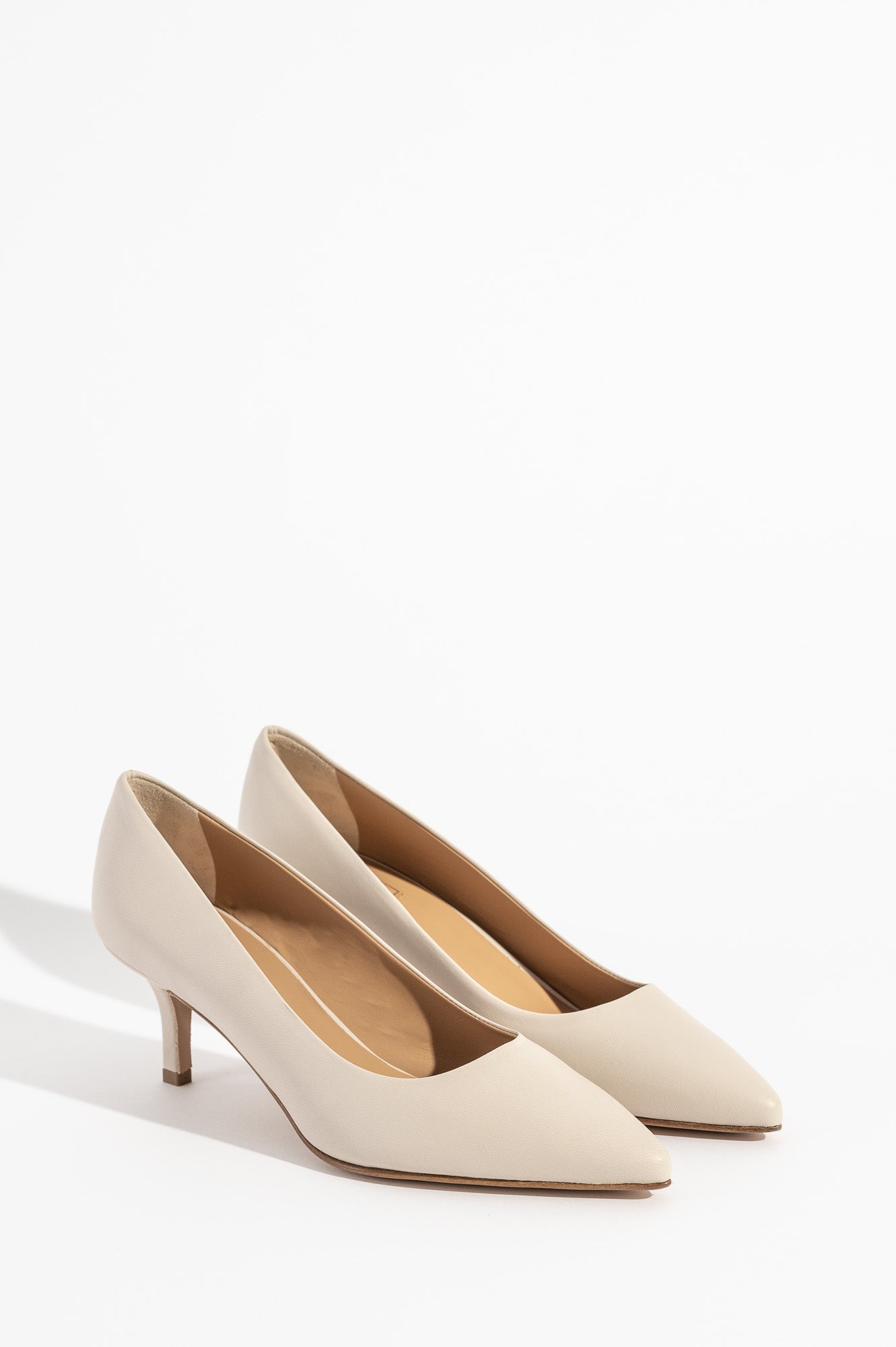 Classic Pump 126 | Off-White Nappa Leather 6cm