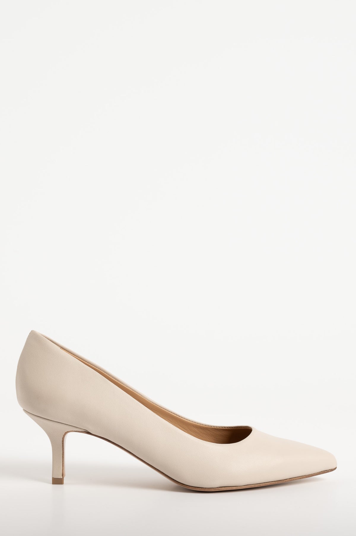 Classic Pump Stiletto 6cm | Ivory Beige Nappa Leather