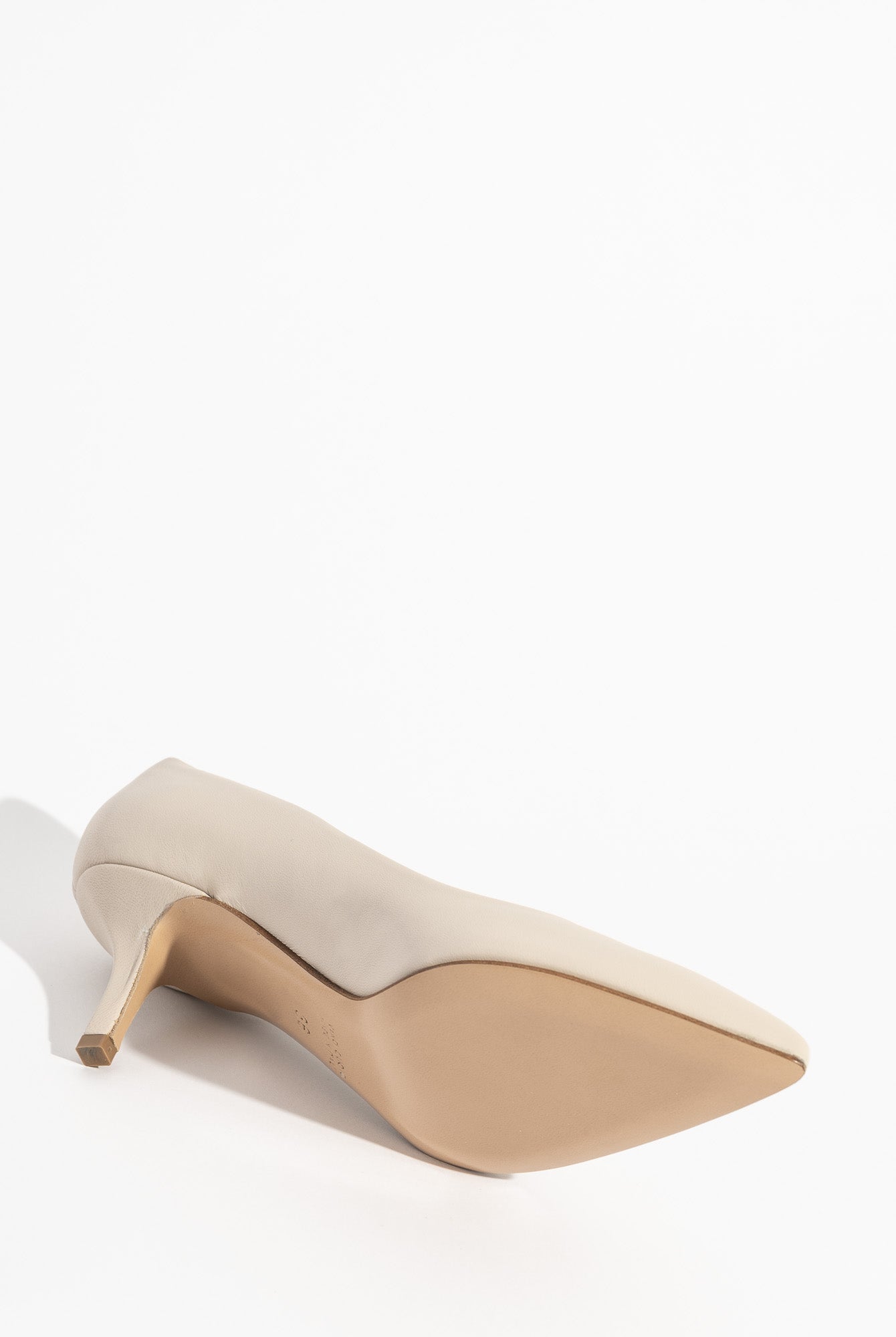 Classic Pump 126 | Off-White Nappa Leather 6cm