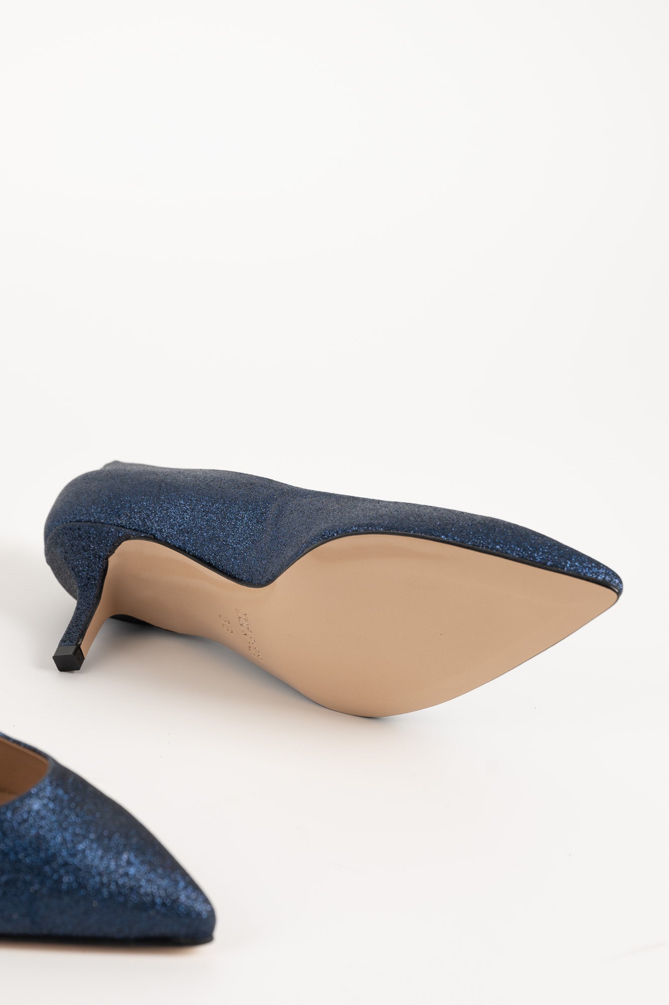 Classic Pump Stiletto 6cm | Sapphire Blue Glitter