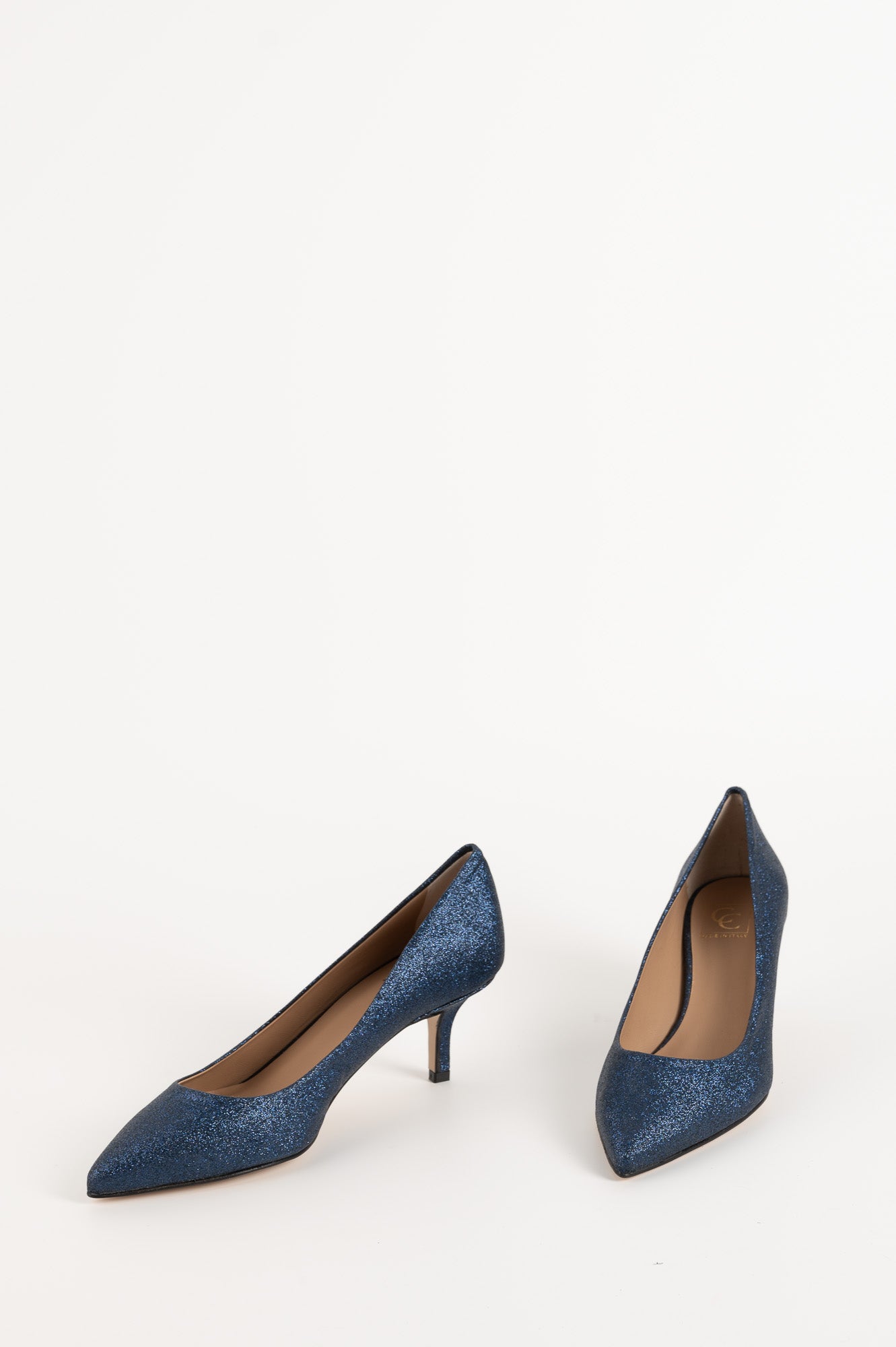 Classic Pump Stiletto 6cm | Sapphire Blue Glitter