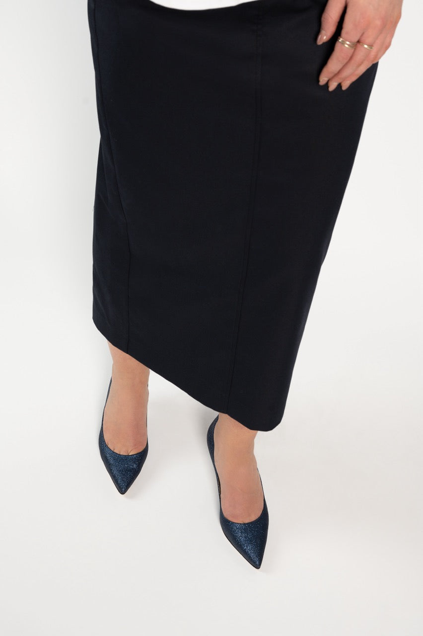 Classic Pump Stiletto 6cm | Sapphire Blue Glitter