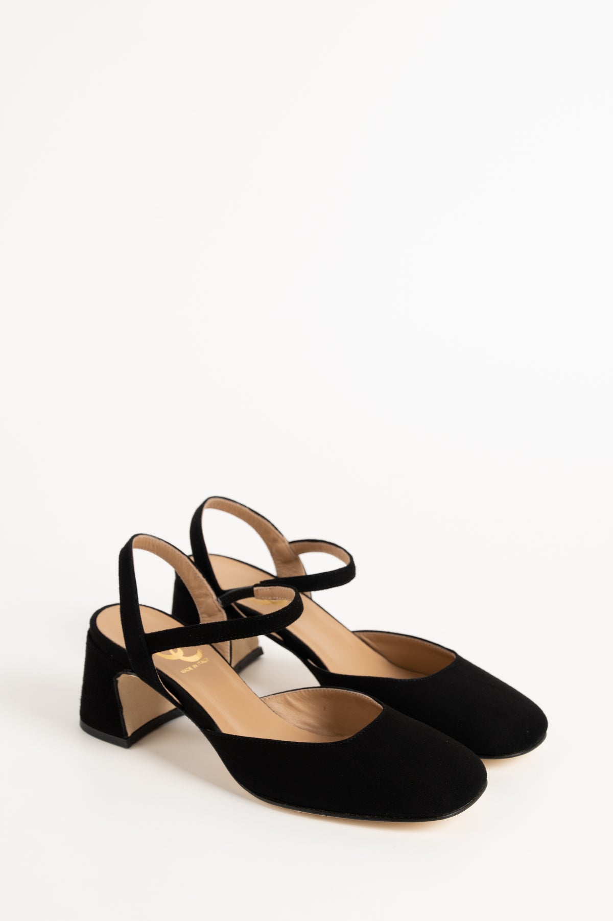 Slingback Pump Claudia | Rich Black Suede