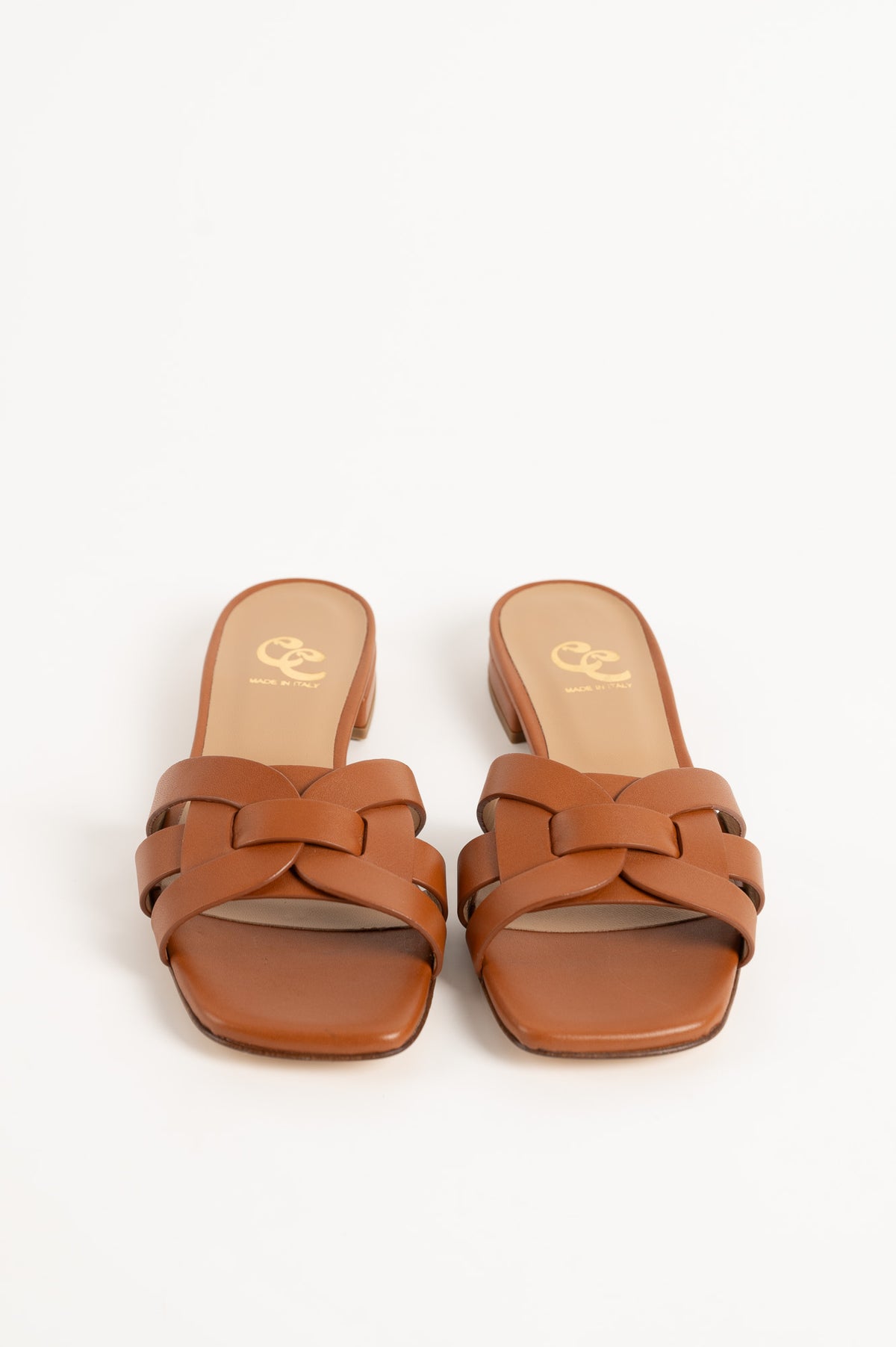 Flat Sandal Sienna | Brown Calf Leather