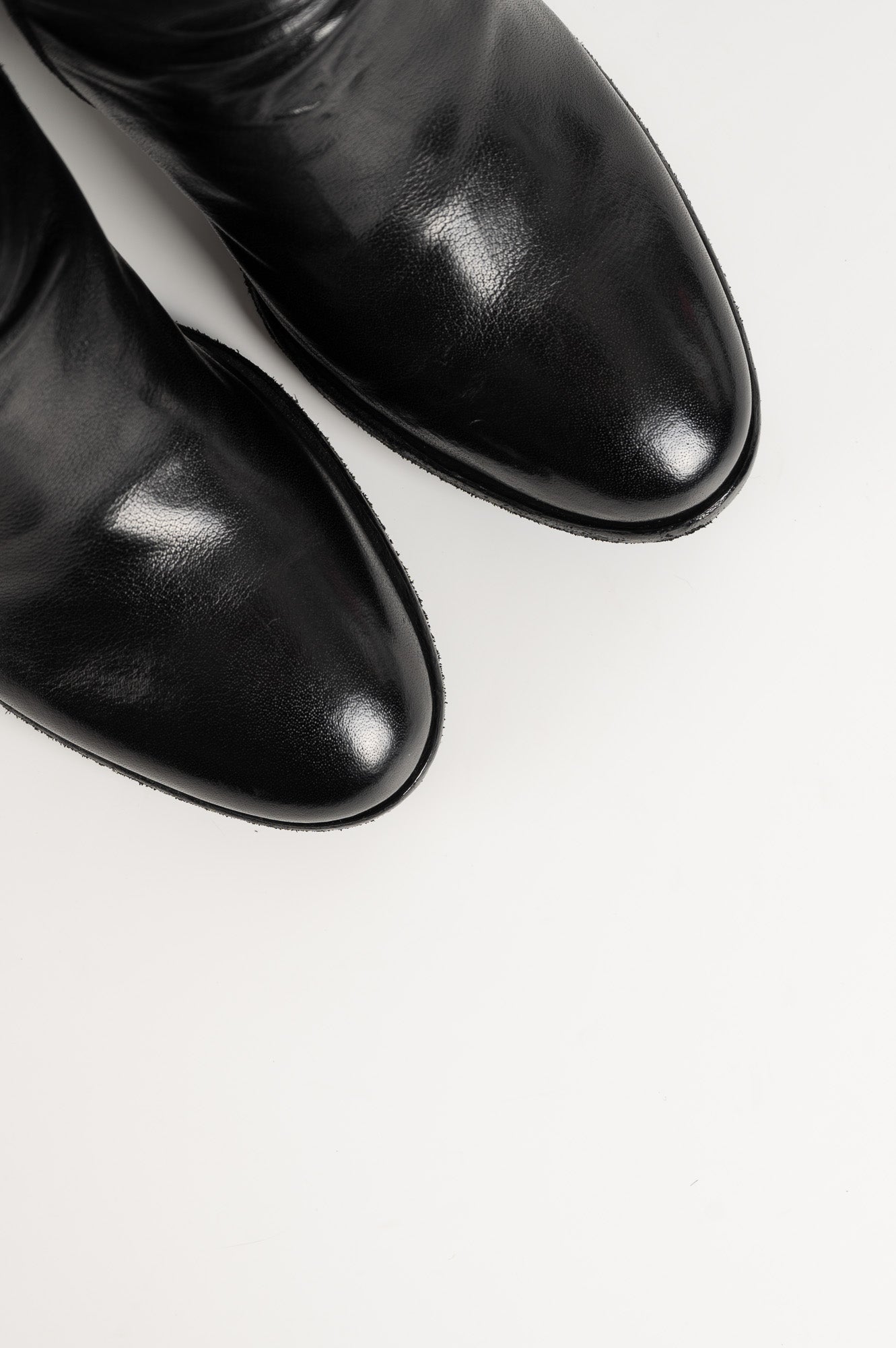 Ankle Boot Sevan | Washed Black Buffalo Leather