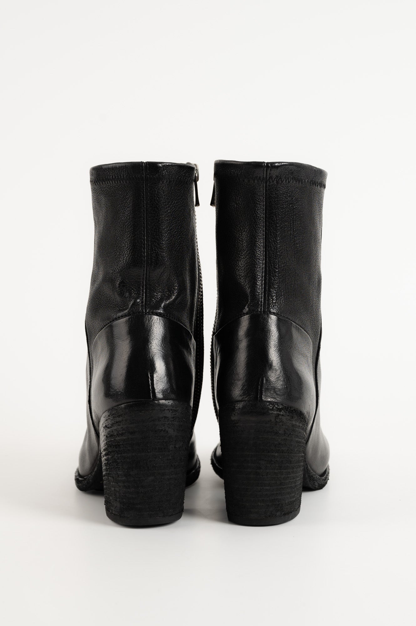 Ankle Boot Sevan | Washed Black Buffalo Leather